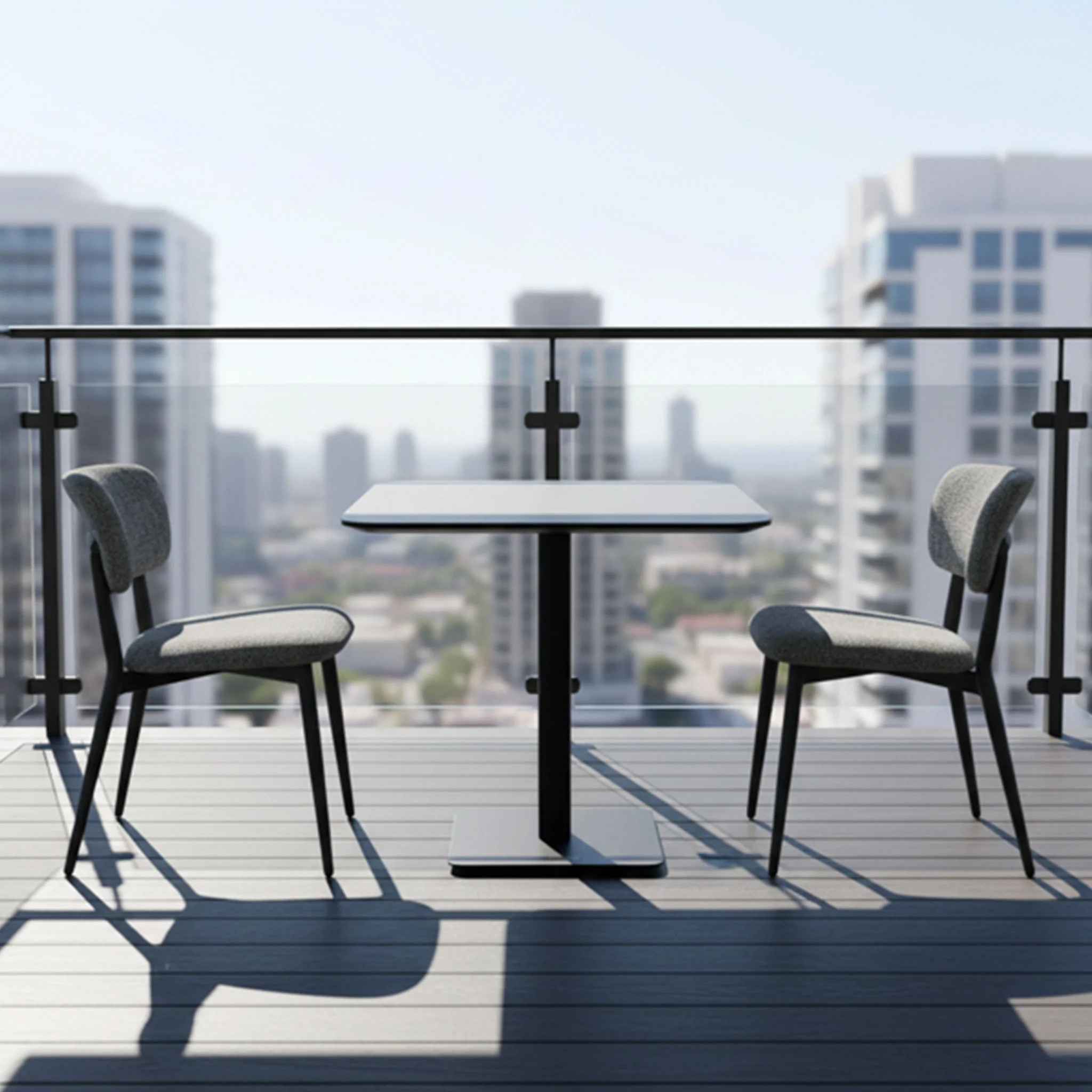 PIEMONTE/NEXUS Set mobilier terasă/grădină, 2 scaune și masă - Image 2