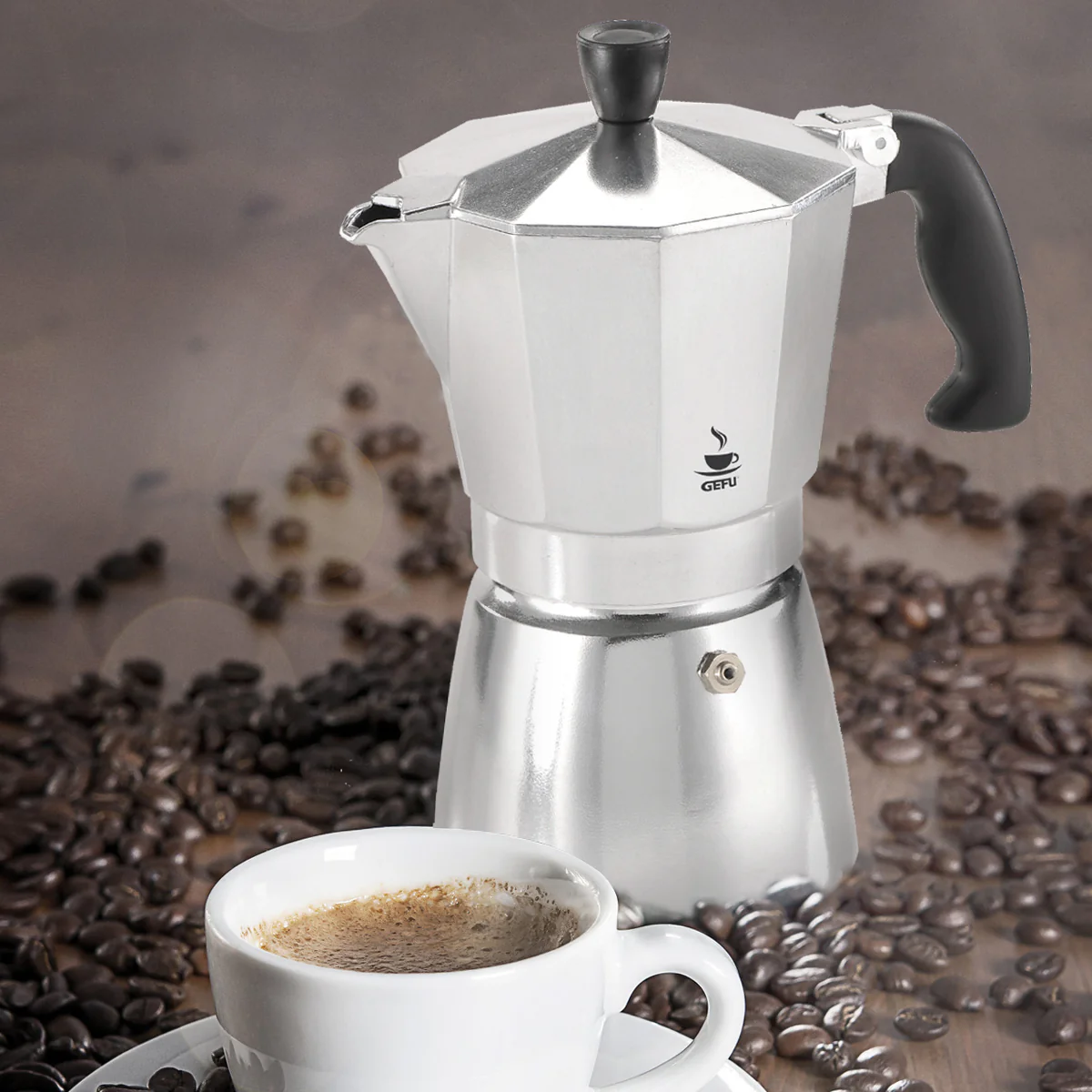 LUCINO Espressor aragaz, 6 cești, aluminiu - Image 3
