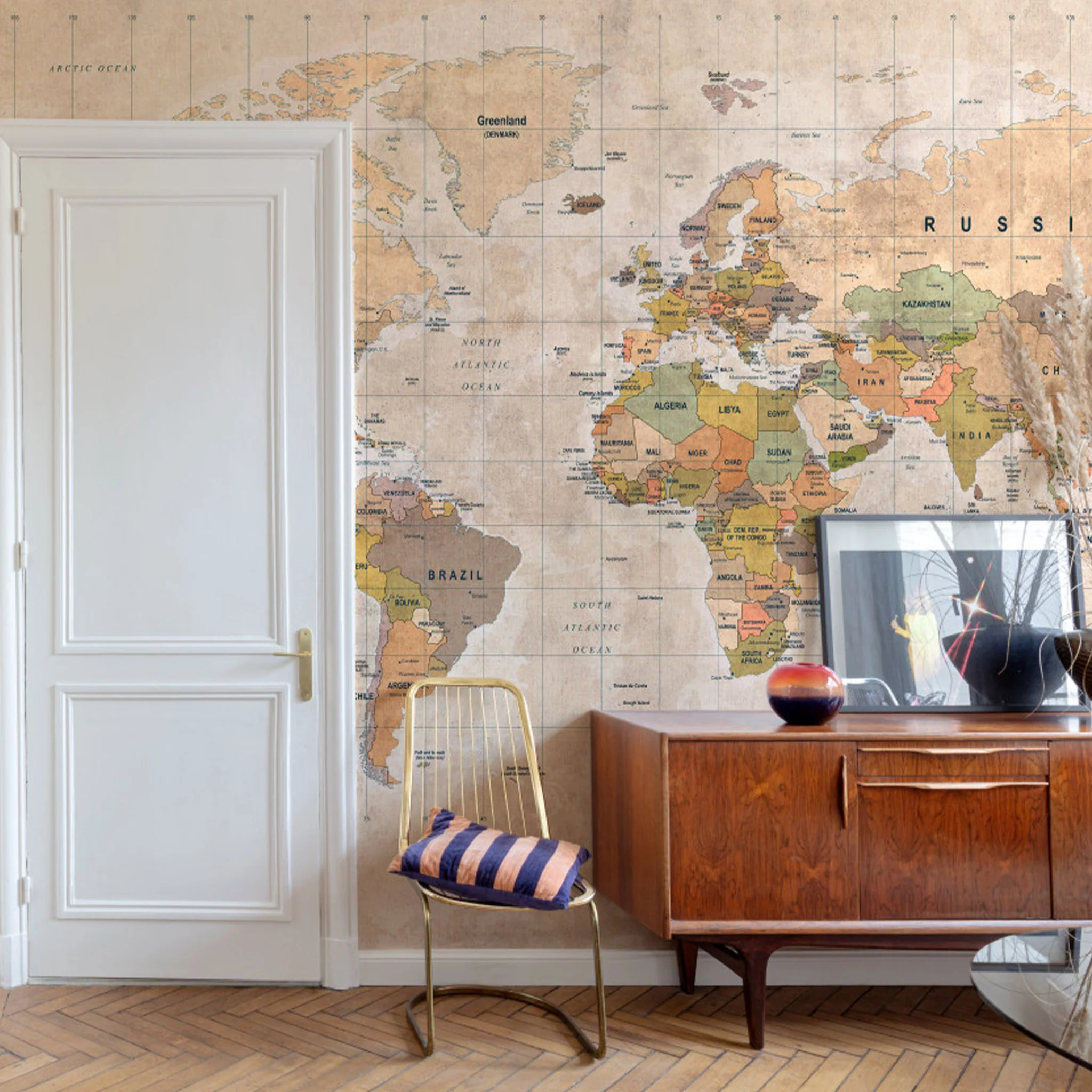 WORLD MAP Tapet - Image 2