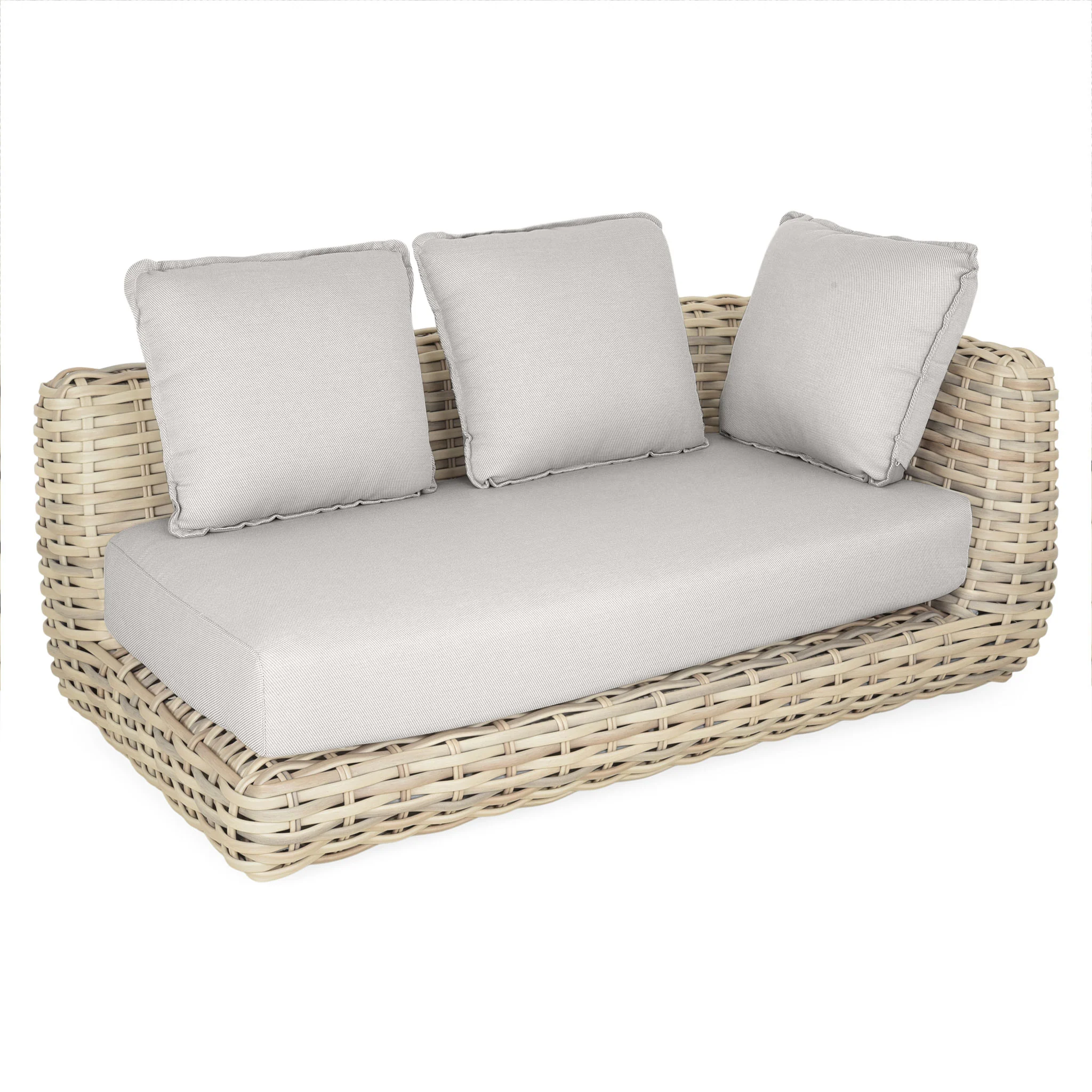 CANCUN Set mobilier terasă/grădină, 2 canapele, element colț, element central și măsuță de cafea - Image 41