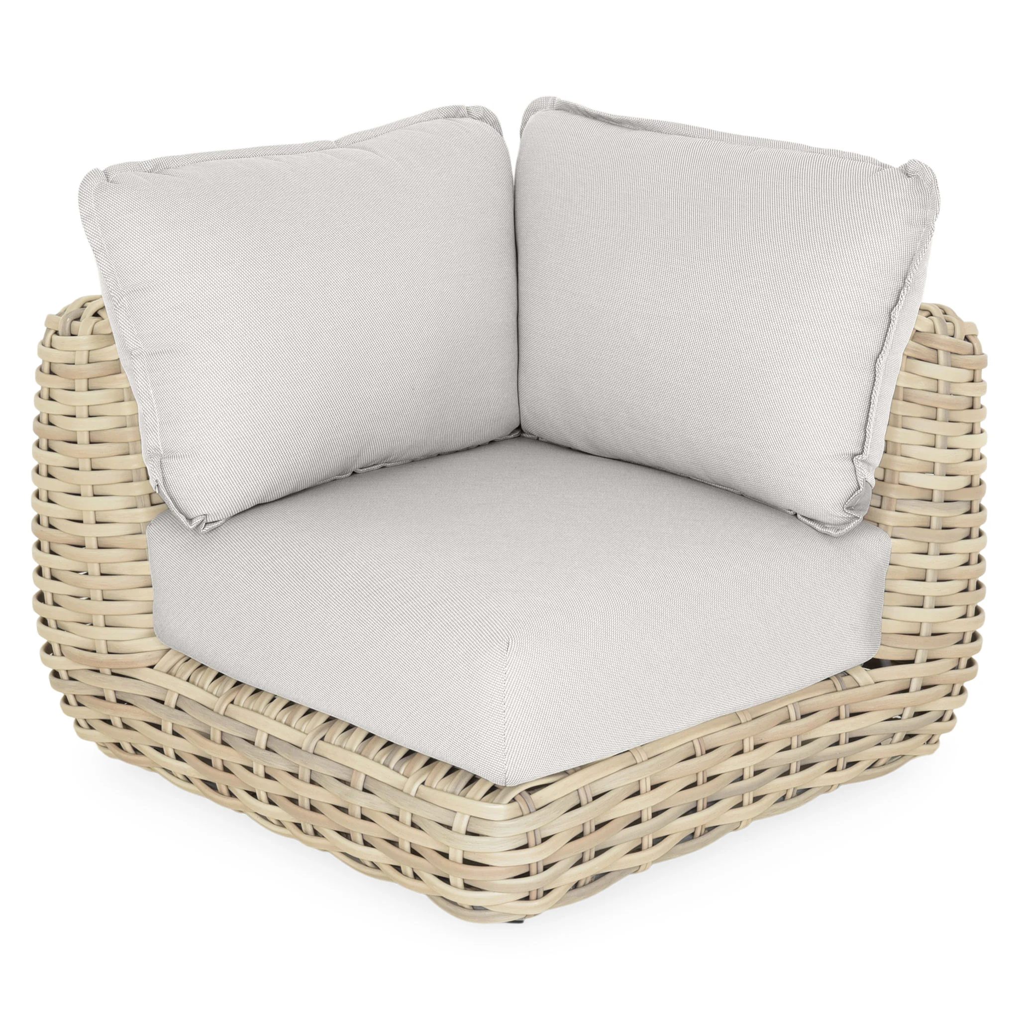 CANCUN Set mobilier terasă/grădină, 2 canapele, element colț, element central și măsuță de cafea - Image 44