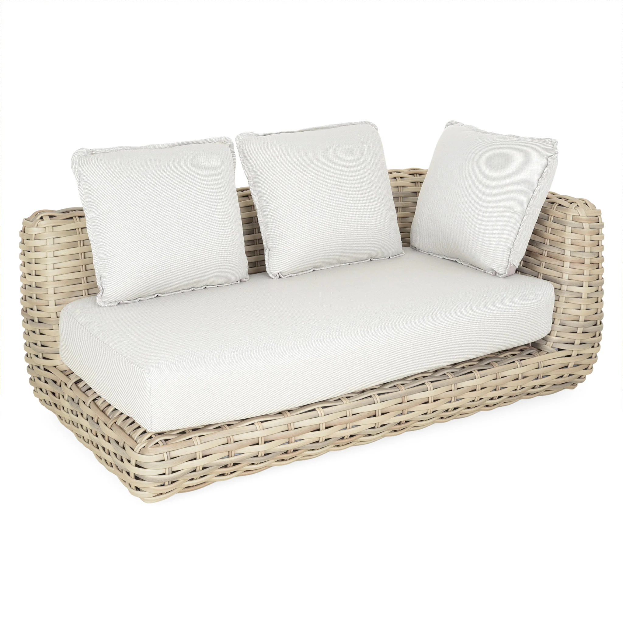 CANCUN Set mobilier terasă/grădină, 2 canapele, element colț, element central și măsuță de cafea - Image 5