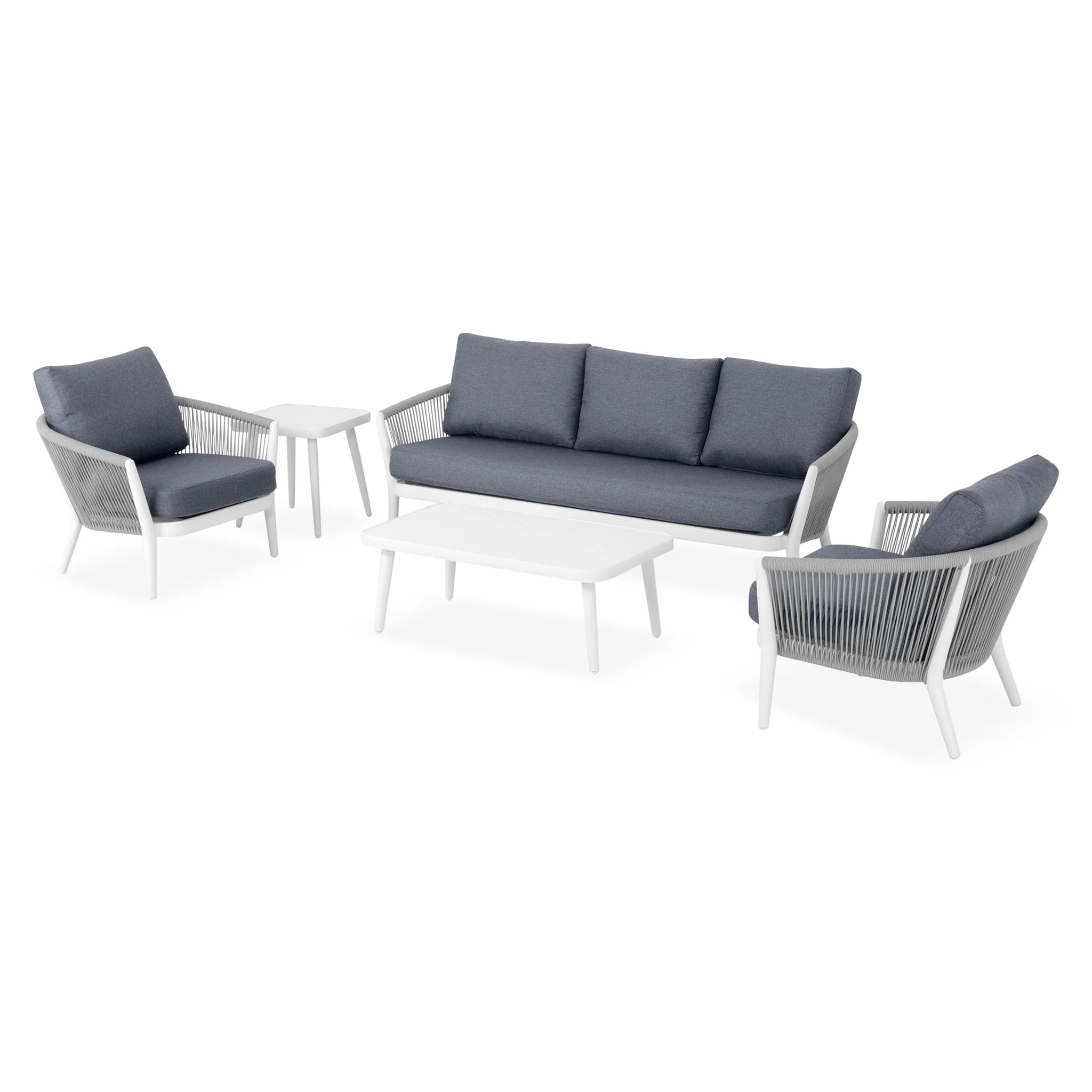 ORSO Set mobilier terasă/grădină, 2 fotolii, canapea și 2 măsuțe - Image 31