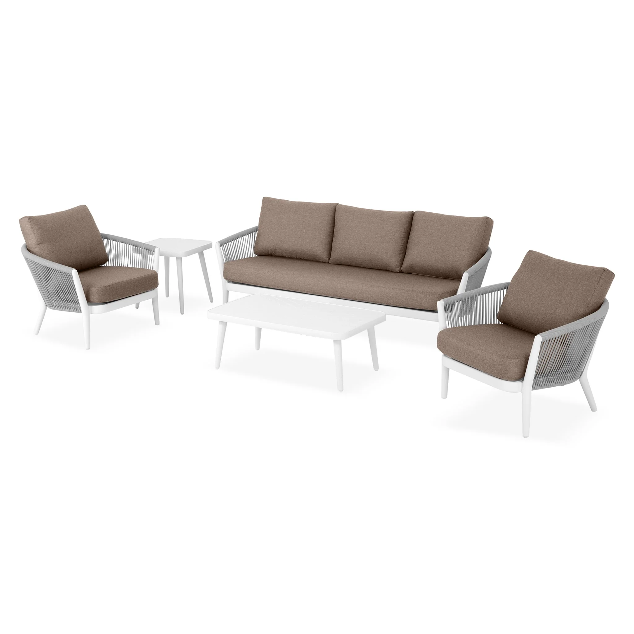 ORSO Set mobilier terasă/grădină, 2 fotolii, canapea și 2 măsuțe - Image 35
