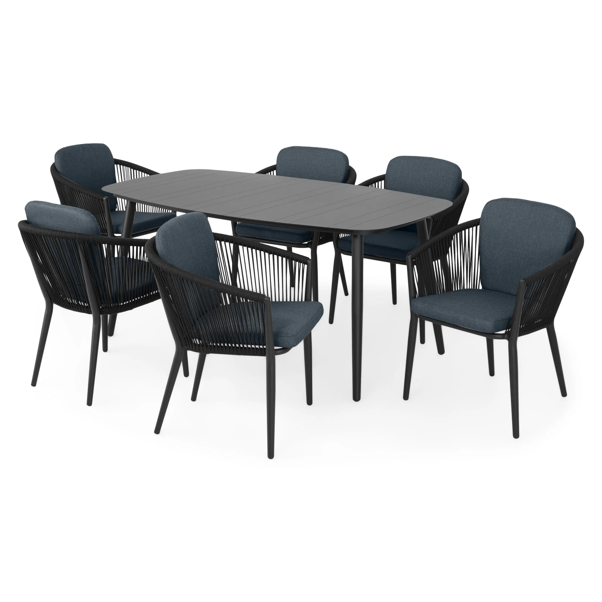 ORSO Set mobilier terasă/grădină, 6 scaune și masă - Image 40