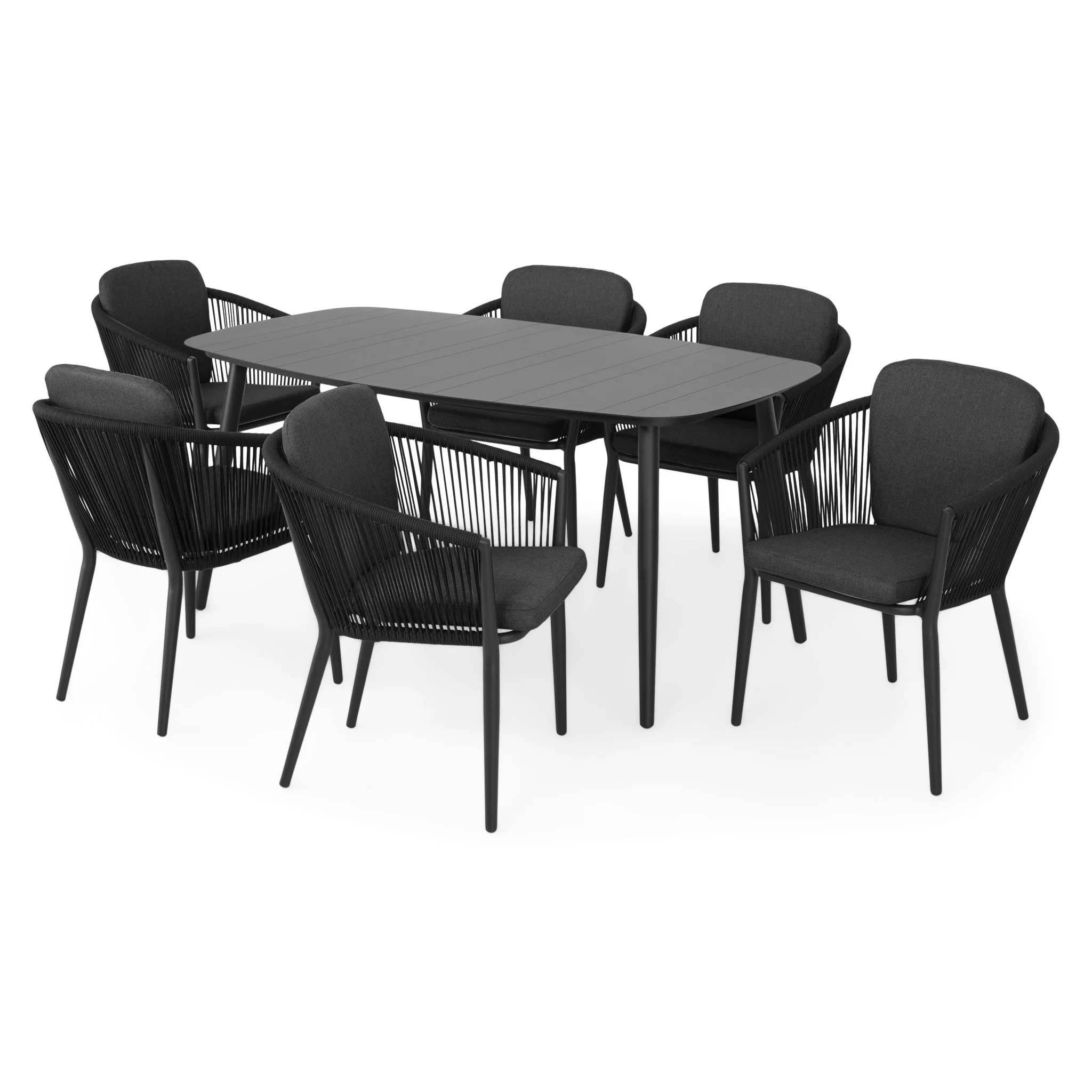 ORSO Set mobilier terasă/grădină, 6 scaune și masă - Image 43