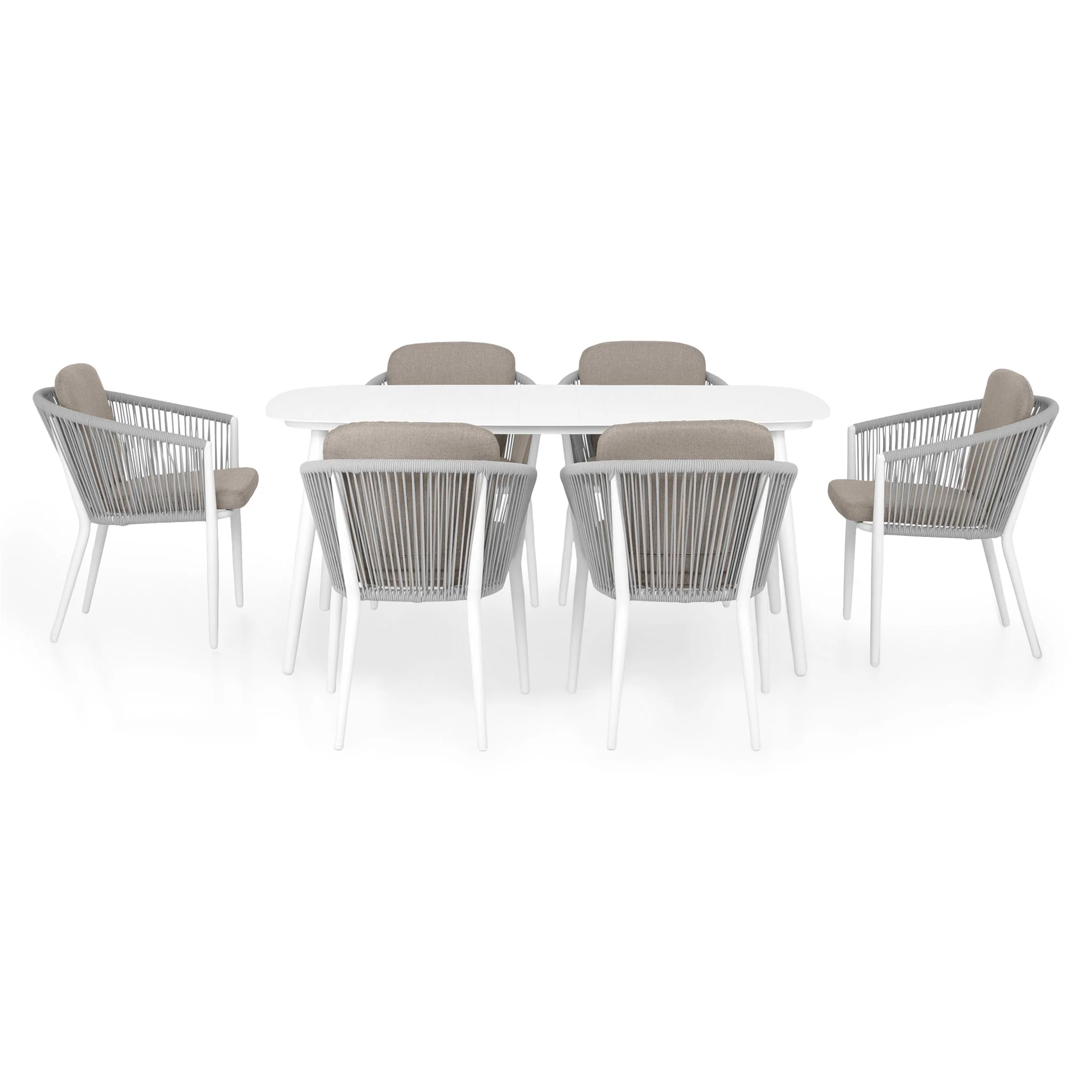 ORSO Set mobilier terasă/grădină, 6 scaune și masă - Image 24