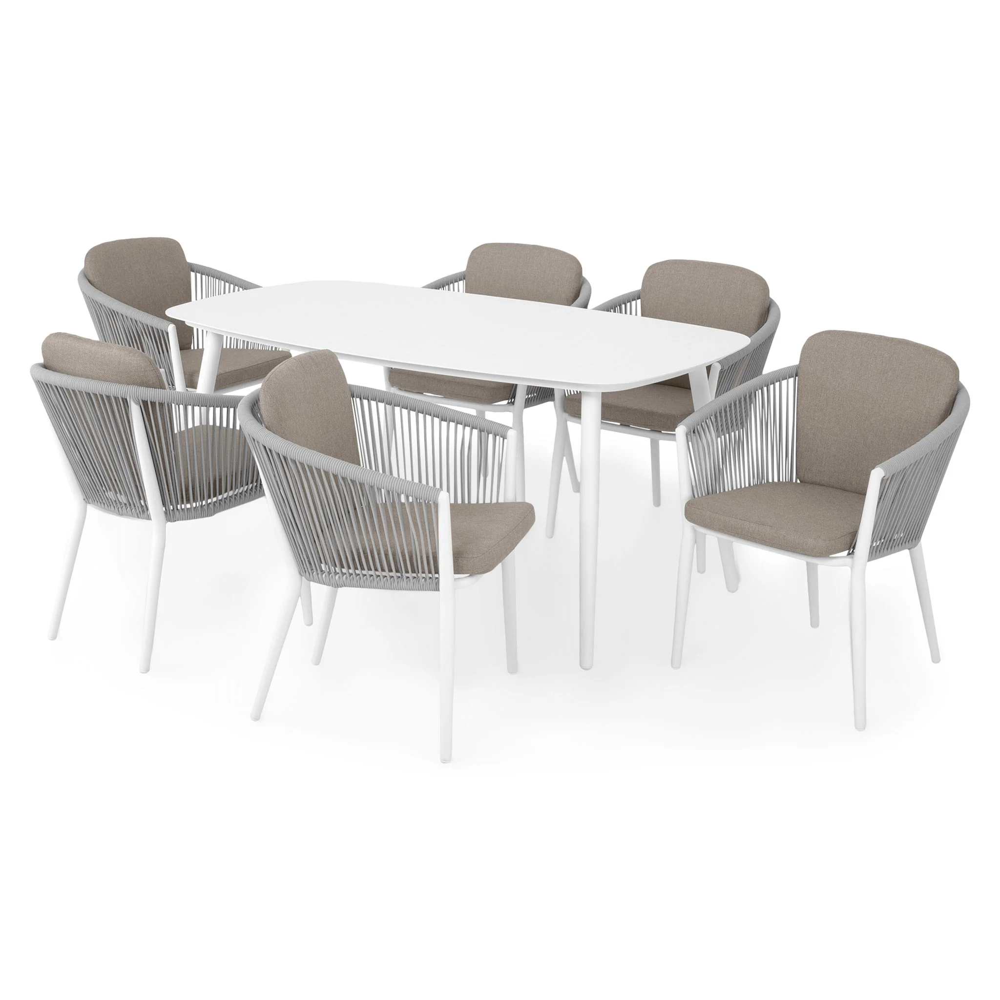 ORSO Set mobilier terasă/grădină, 6 scaune și masă - Image 26