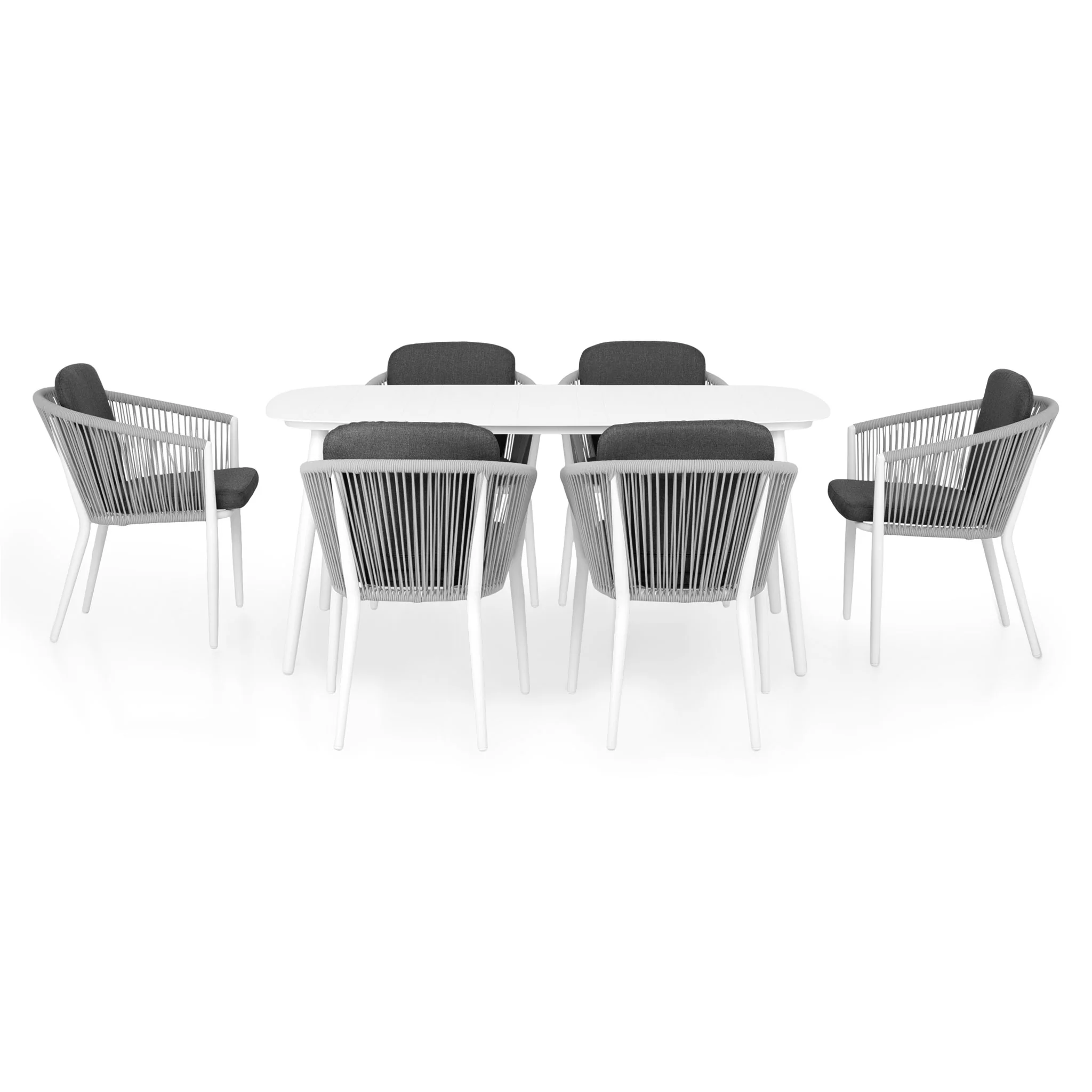 ORSO Set mobilier terasă/grădină, 6 scaune și masă - Image 30