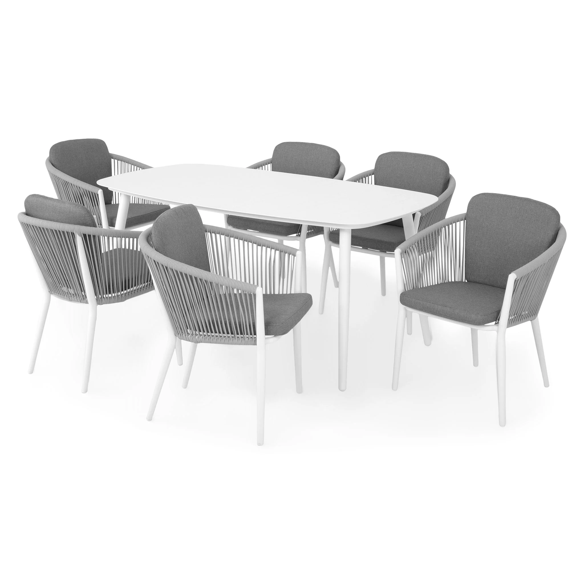 ORSO Set mobilier terasă/grădină, 6 scaune și masă - Image 4