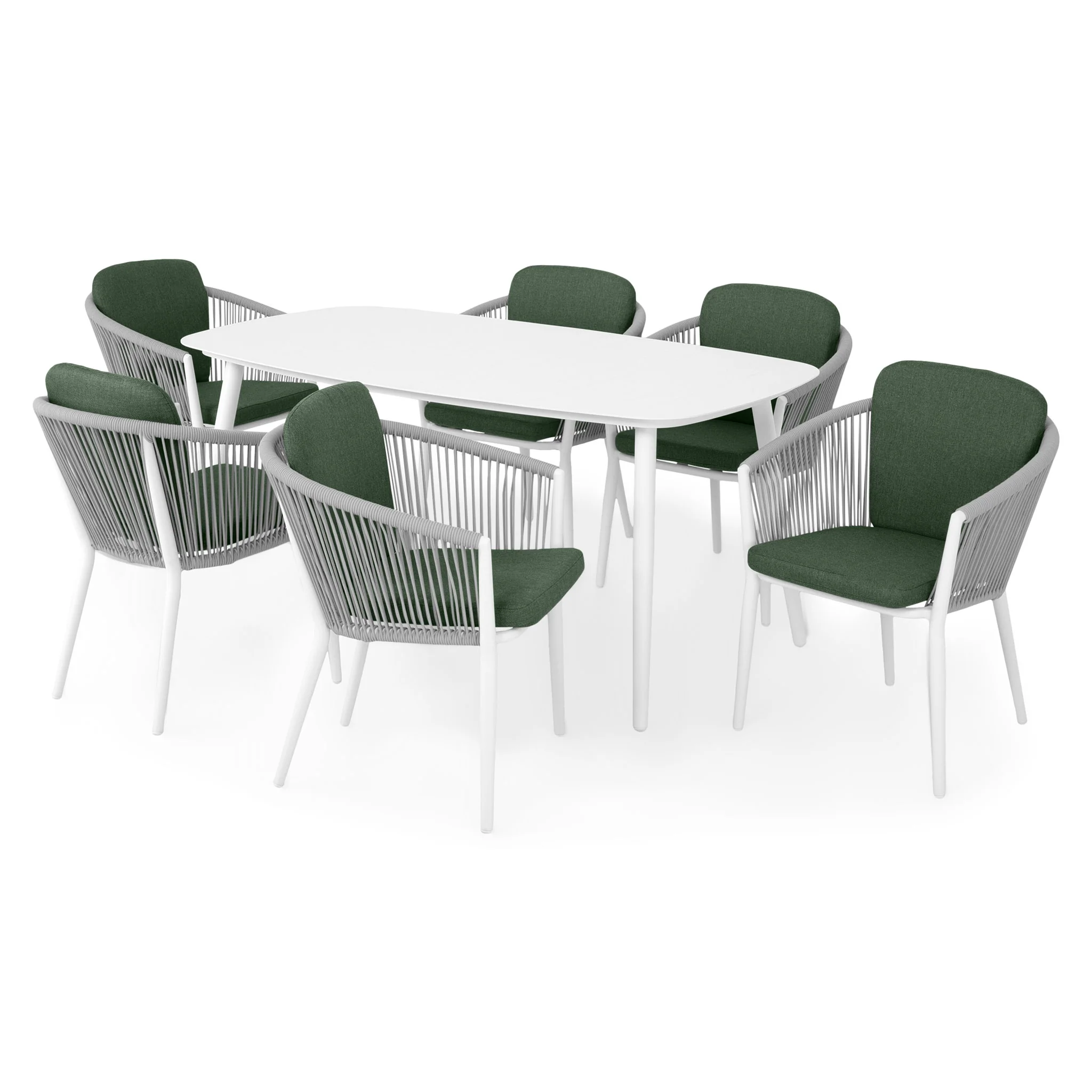 ORSO Set mobilier terasă/grădină, 6 scaune și masă - Image 41