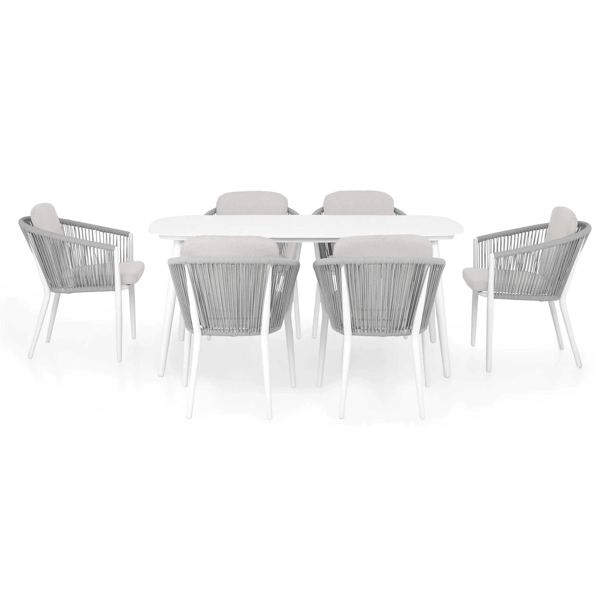 ORSO Set mobilier terasă/grădină, 6 scaune și masă - Image 9