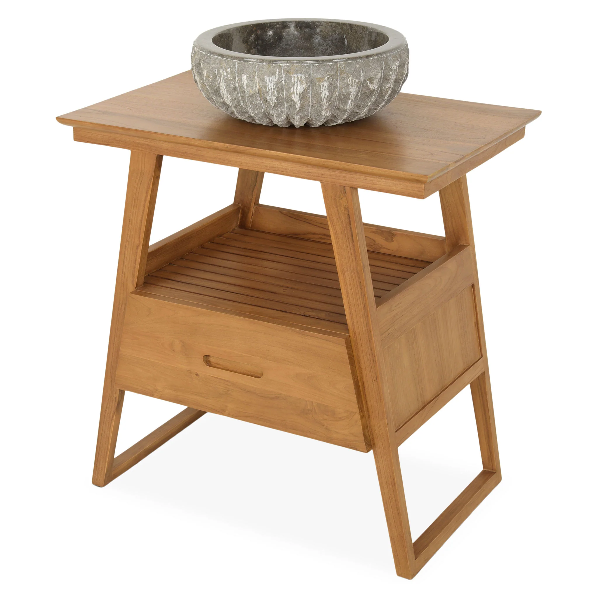 MIZU Set mobilier baie, mască lavoar și lavoar marmură - Image 2