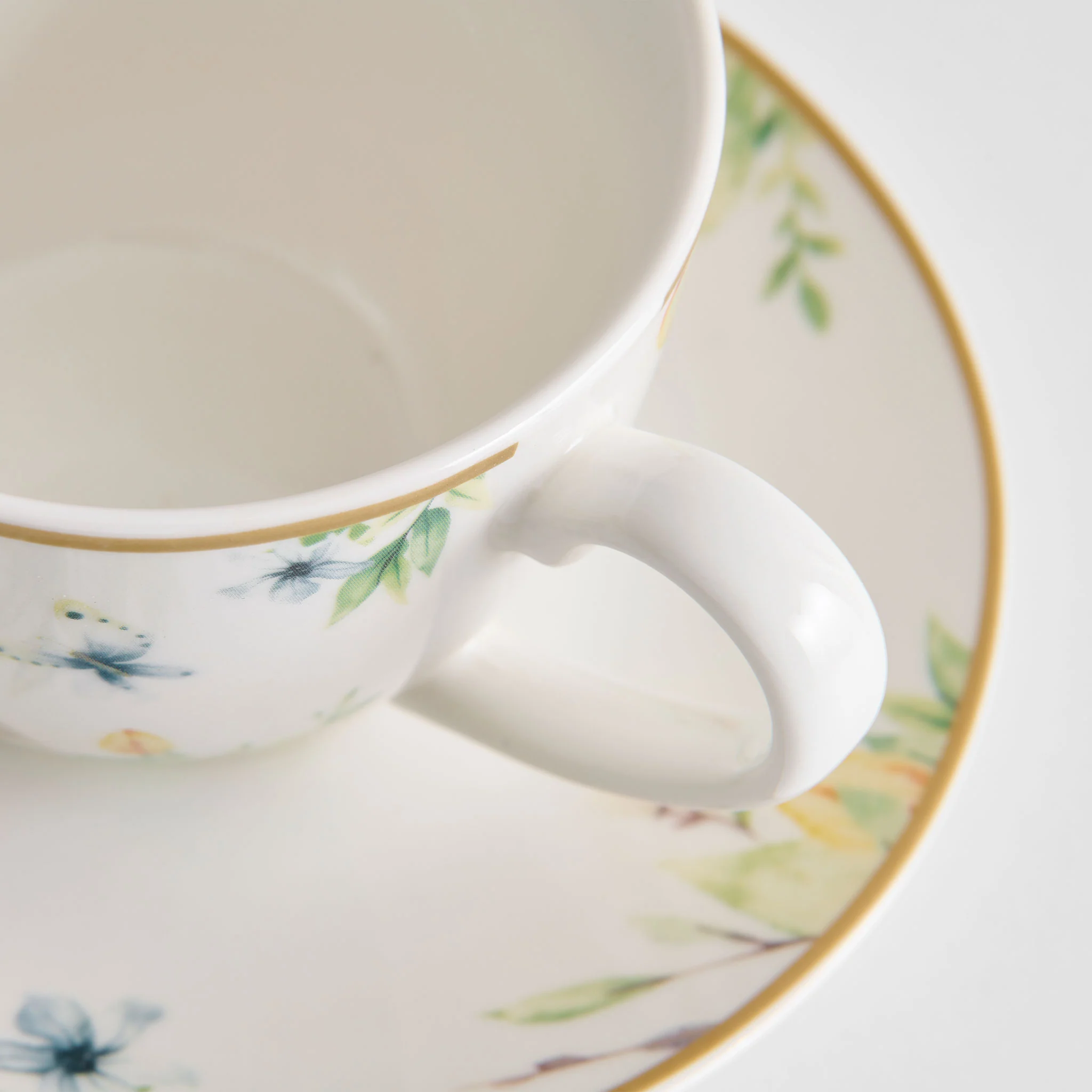 PRIMAVERA Set 4 cești cu farfurioare, porțelan, 220ml - Image 7