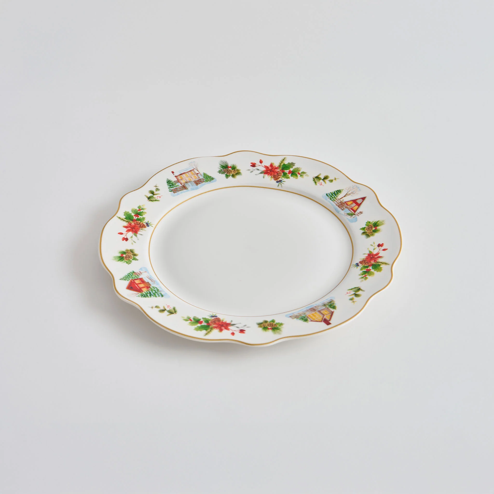 WONDERLAND Set 4 farfurii desert, porțelan, D.19cm - Image 5