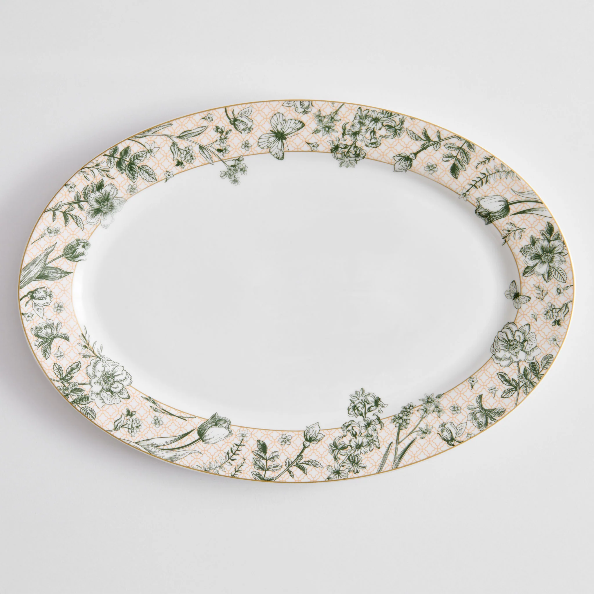 WINDSOR Platou servire, porțelan, L.40cm