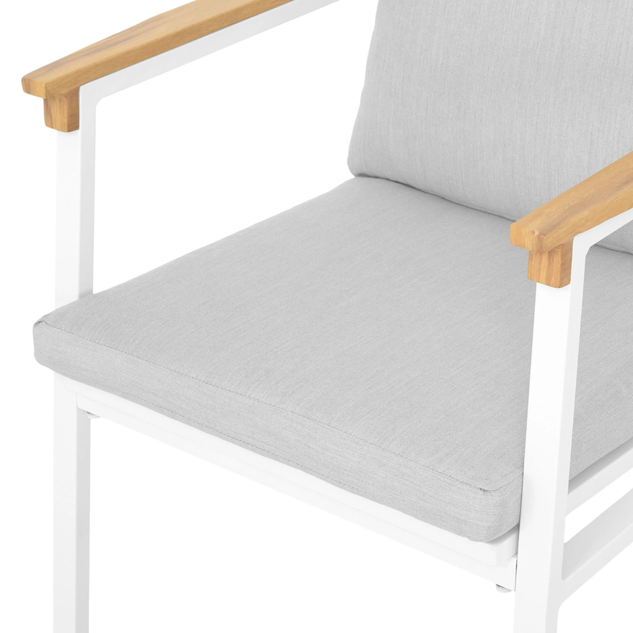 ALESSIA Set mobilier terasă/grădină, 4 scaune suprapozabile - Image 14