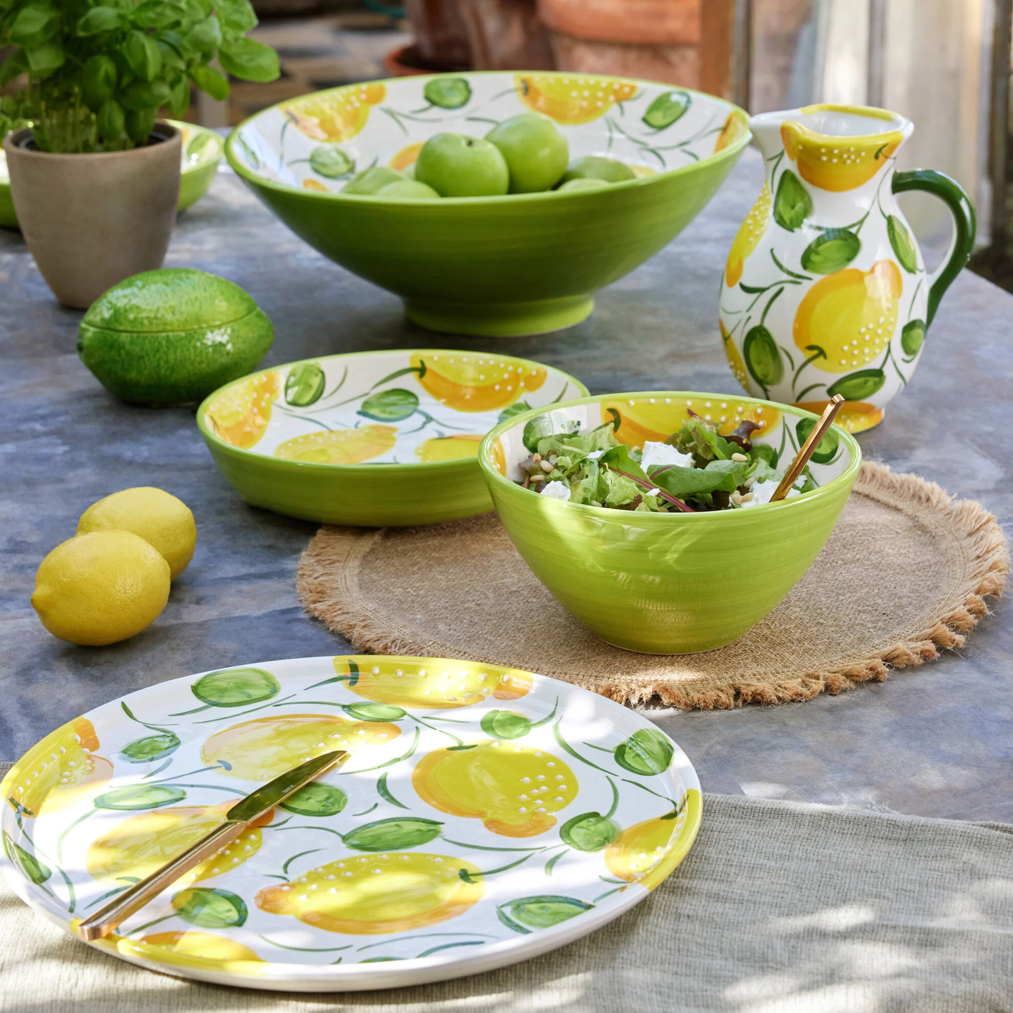 LEMON Bol, faianță, D.22cm - Image 4