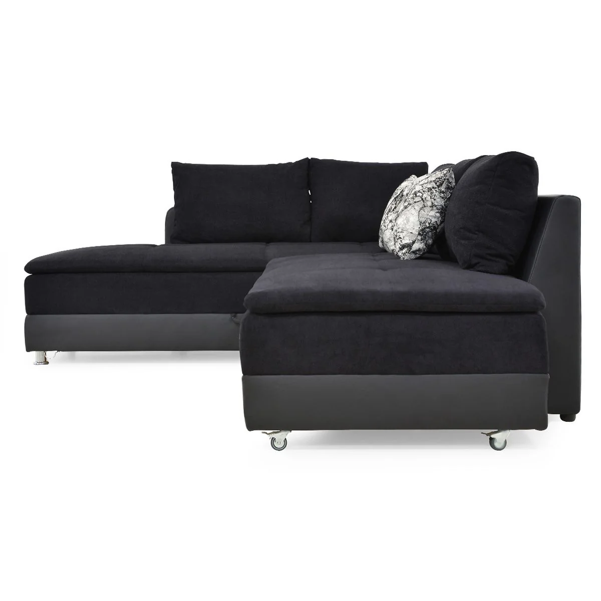 MODENA Colțar extensibil, șezlong stânga/dreapta, ladă depozitare, stofă - Image 21