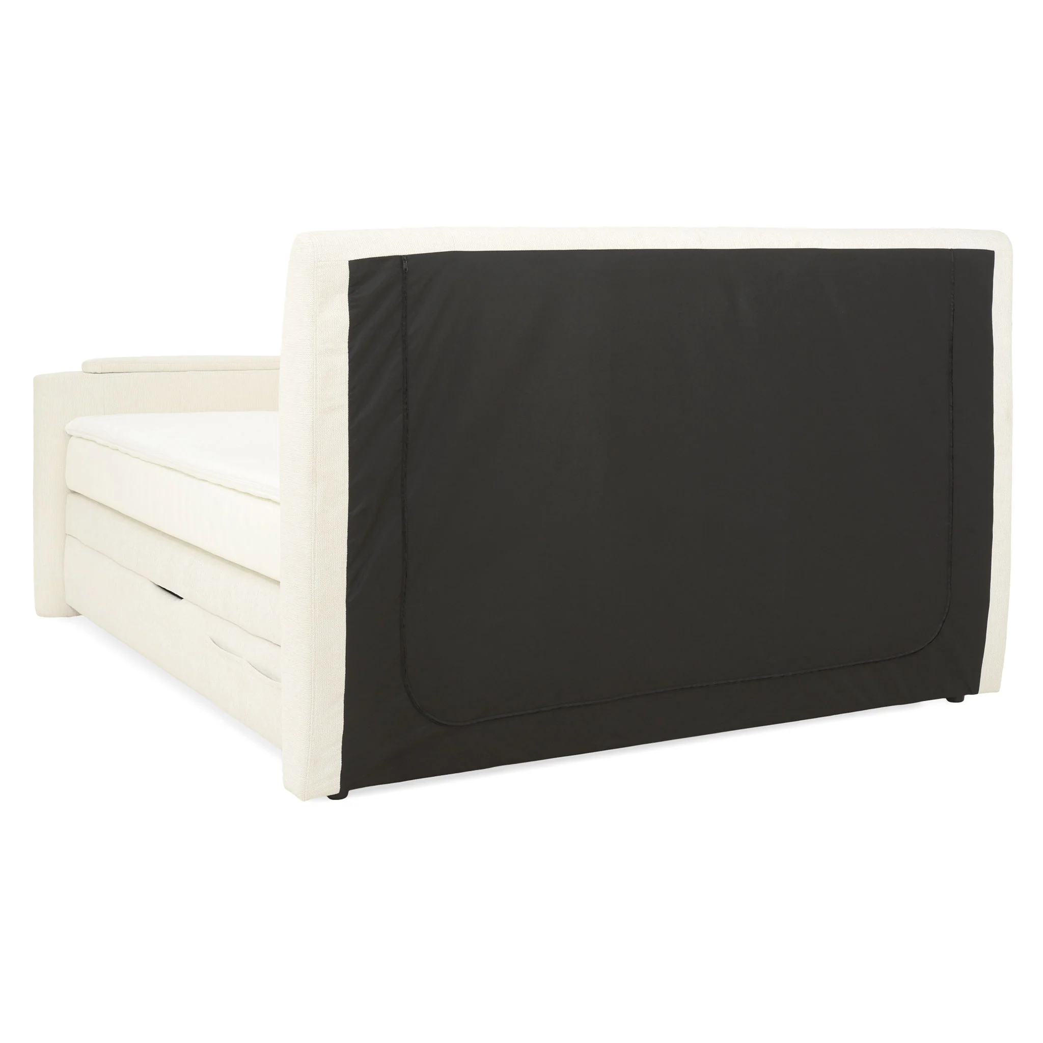 THANI Pat tapițat, 180x200cm, electric, boxspring, spațiu depozitare, saltea, spațiu TV incluse - Image 19