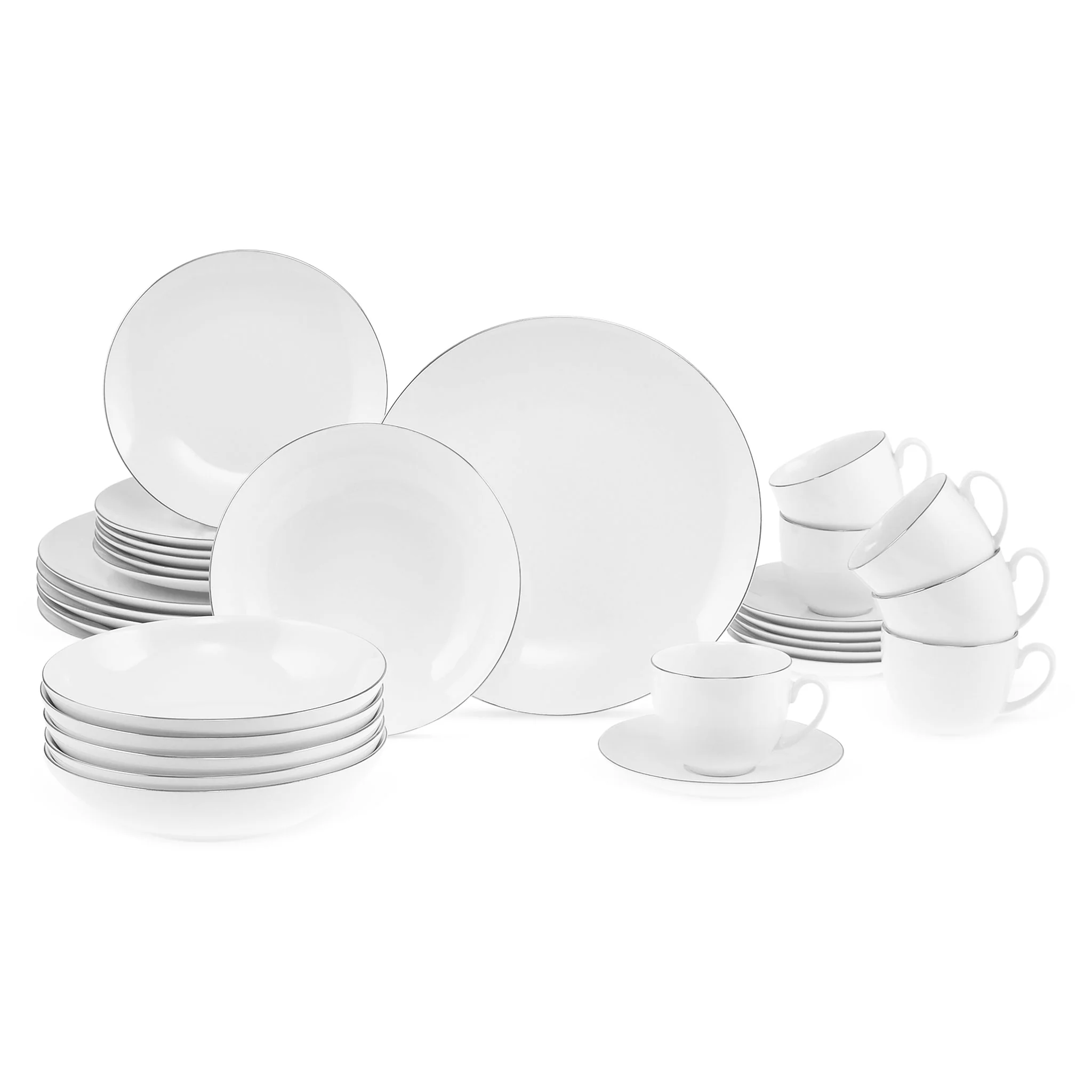 CLARA Set veselă, porțelan, 30 piese - Image 6