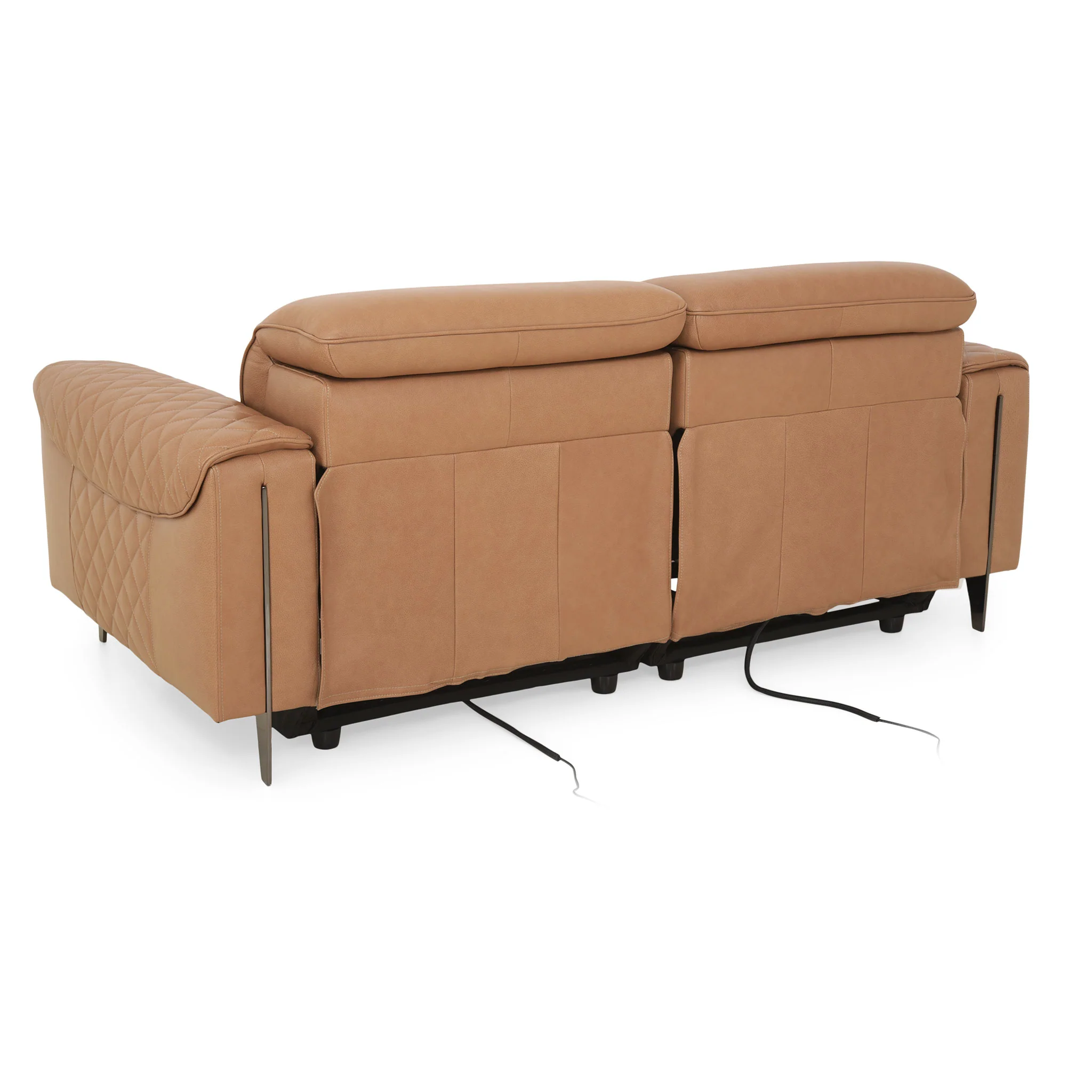 GLADSTONE Canapea 3 locuri, 2 reclinere electrice, piele - Image 14