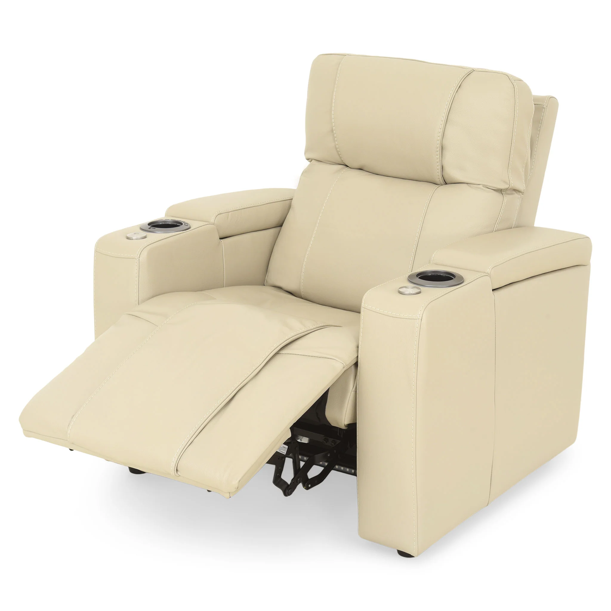 BOURKE Fotoliu cu recliner electric, piele - Image 7