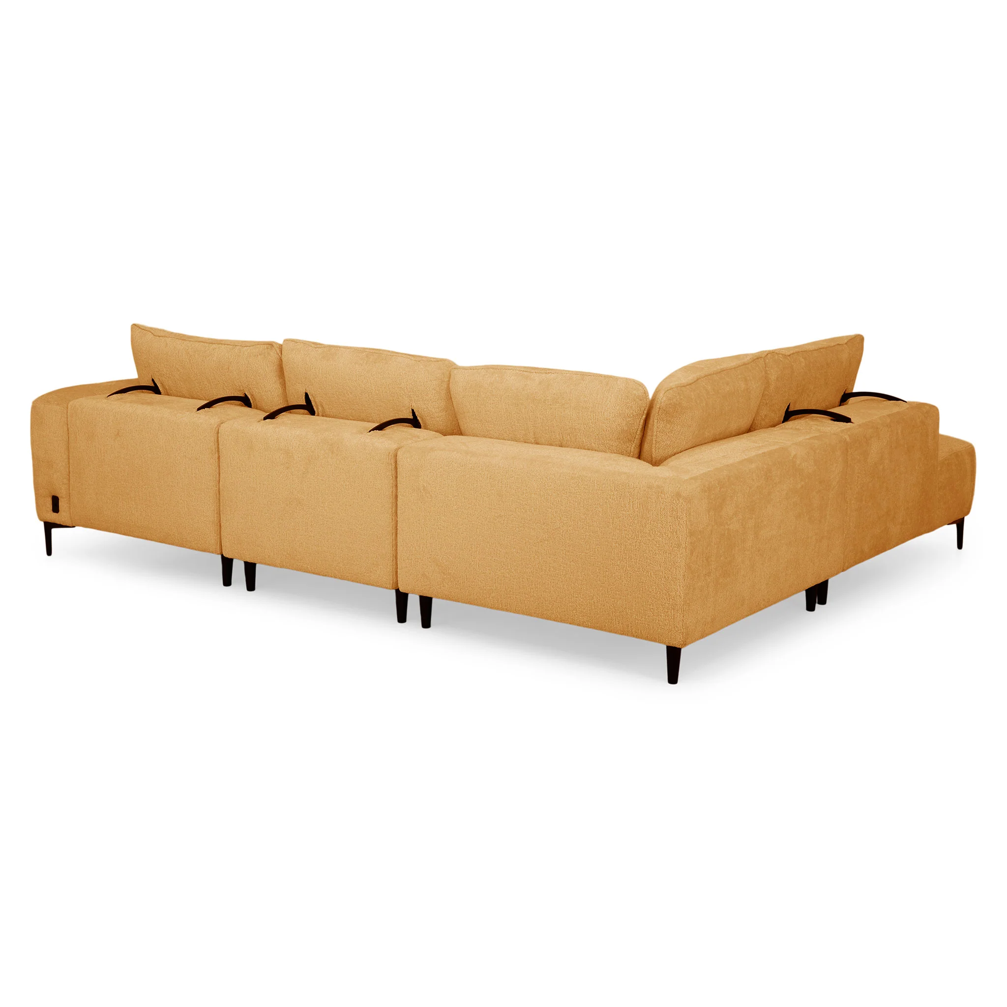 KARSTON Colțar cu șezlong stânga/dreapta, recliner electric, stofă - Image 131