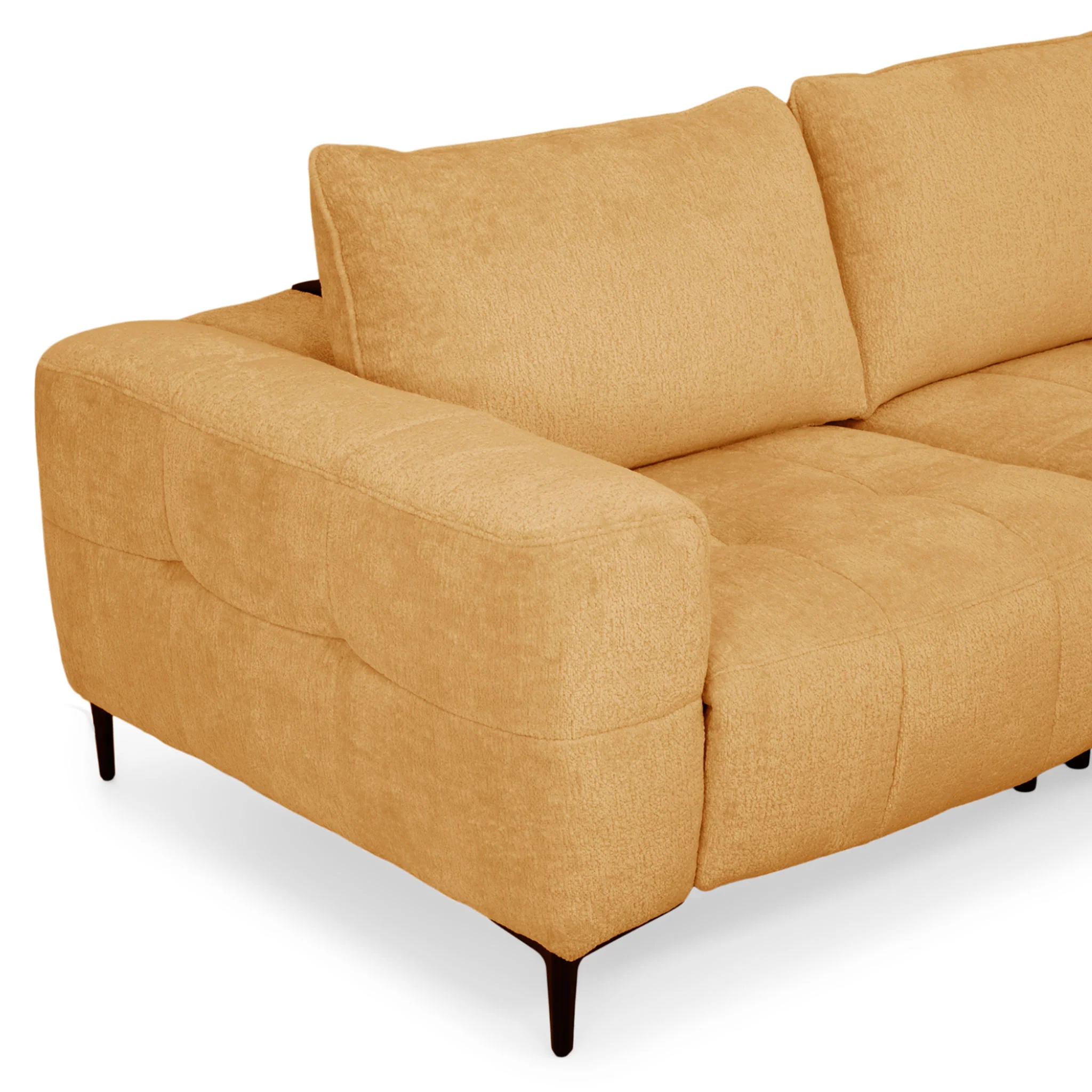 KARSTON Colțar cu șezlong stânga/dreapta, recliner electric, stofă - Image 149