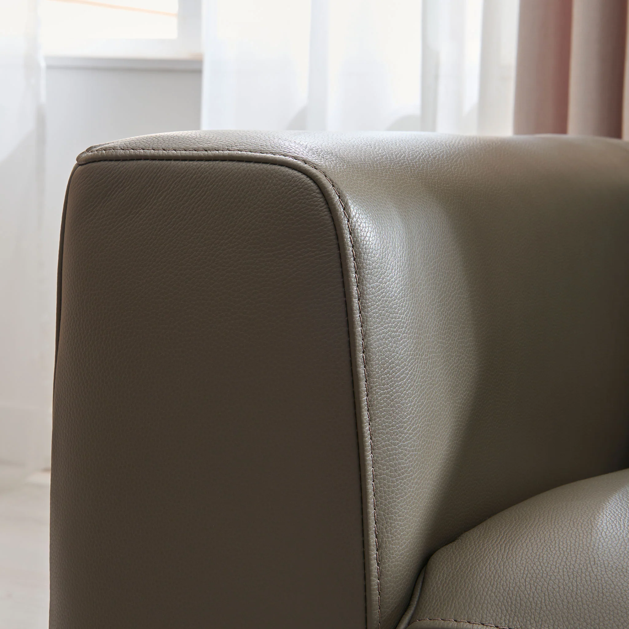 LASHIO Fotoliu, recliner electric și mecanism tetieră, piele - Image 6