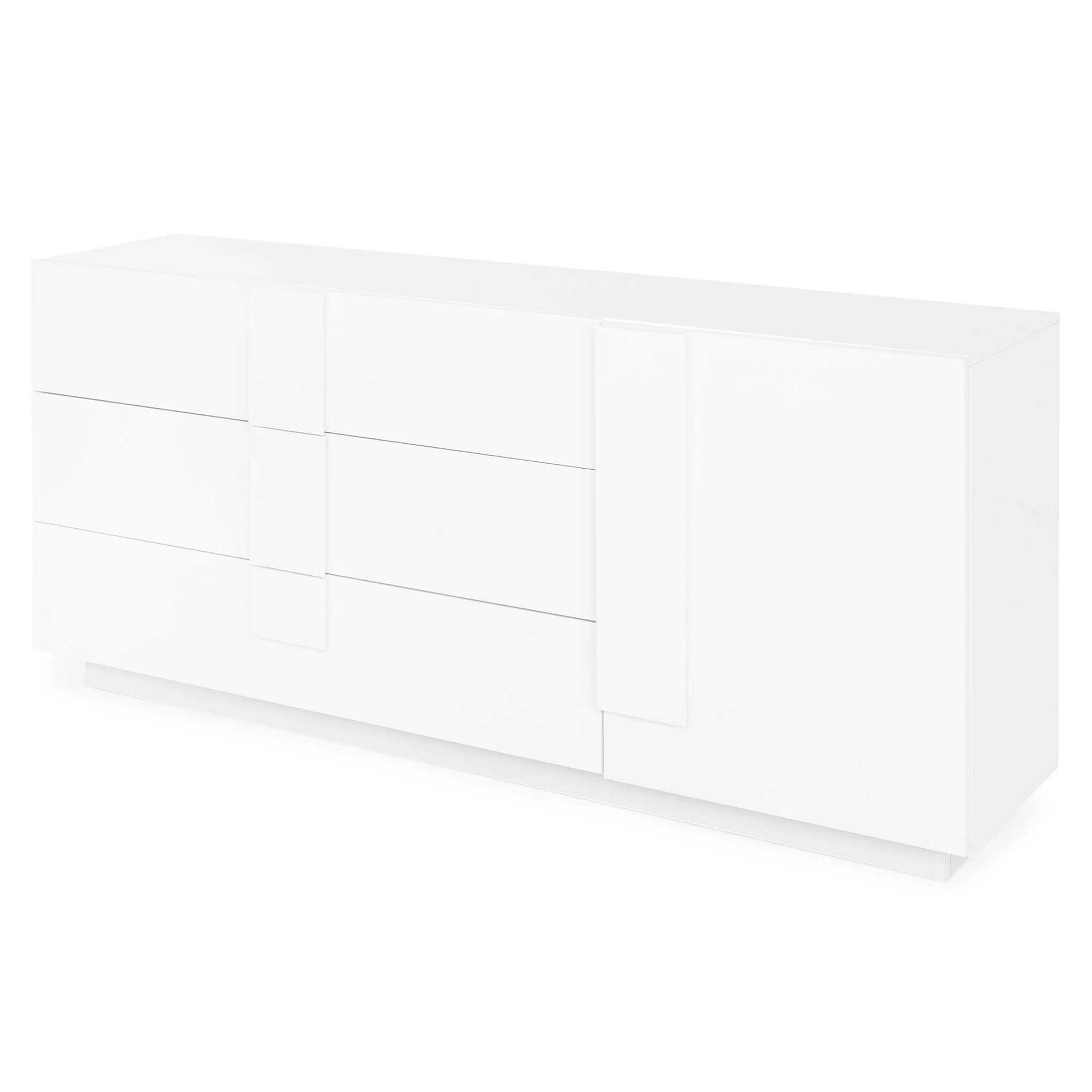 DEVON Comodă 1 ușă, 3 sertare - Image 3