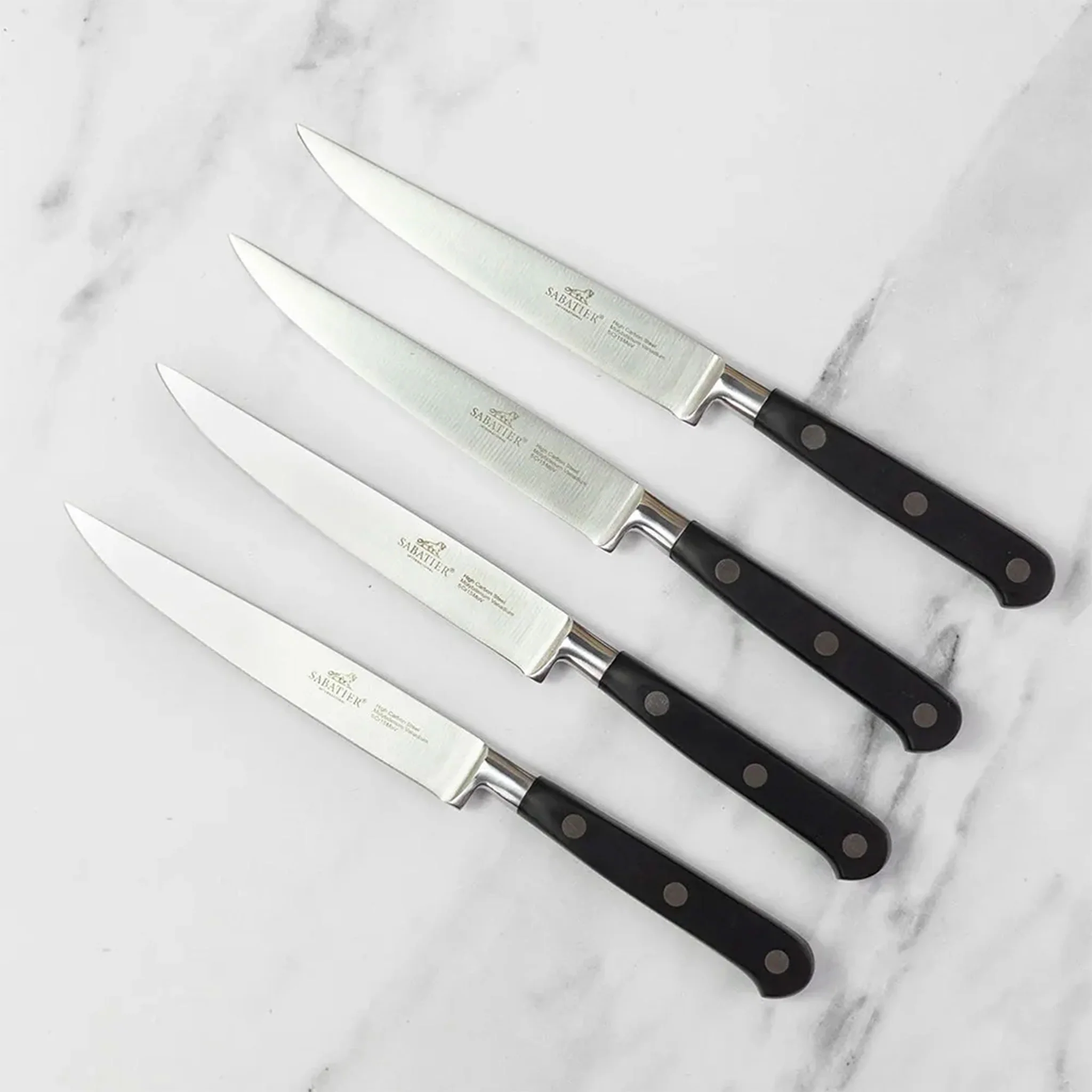 LICORNE Set 4 cuțite friptură, inox