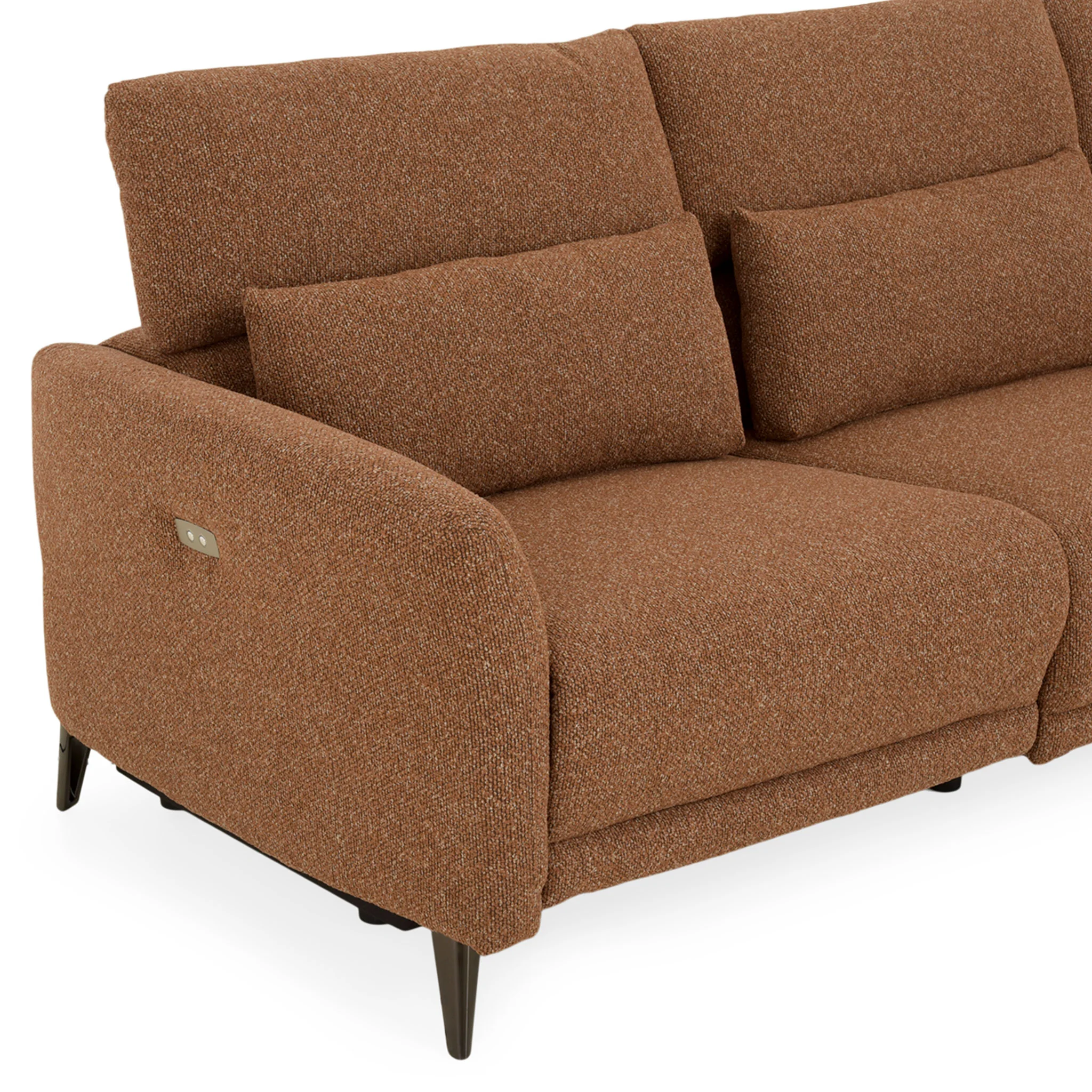 GRACEVILLE Colțar cu șezlong stânga/dreapta, 1 recliner electric, stofă - Image 50