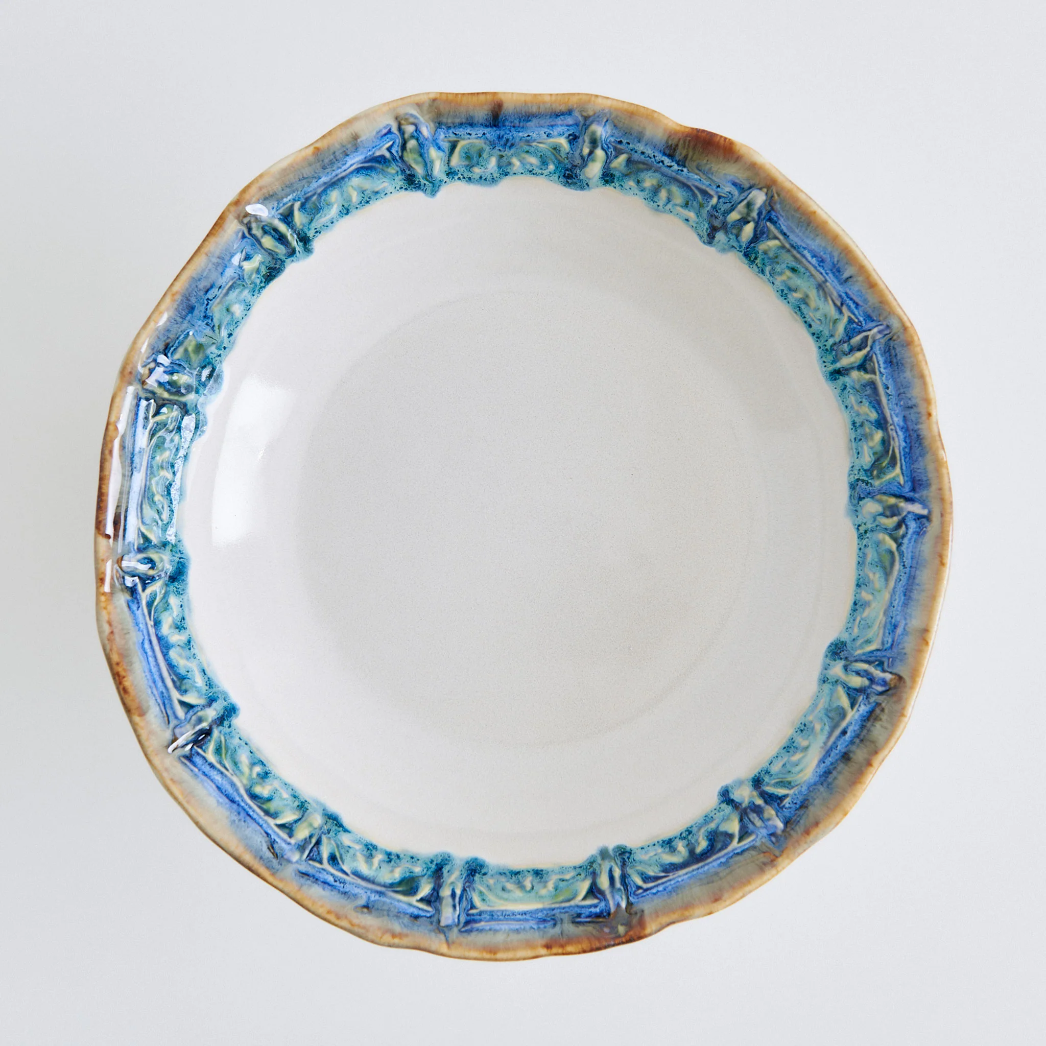 TITANIC Platou cu picior, ceramică, D.28cm - Image 5