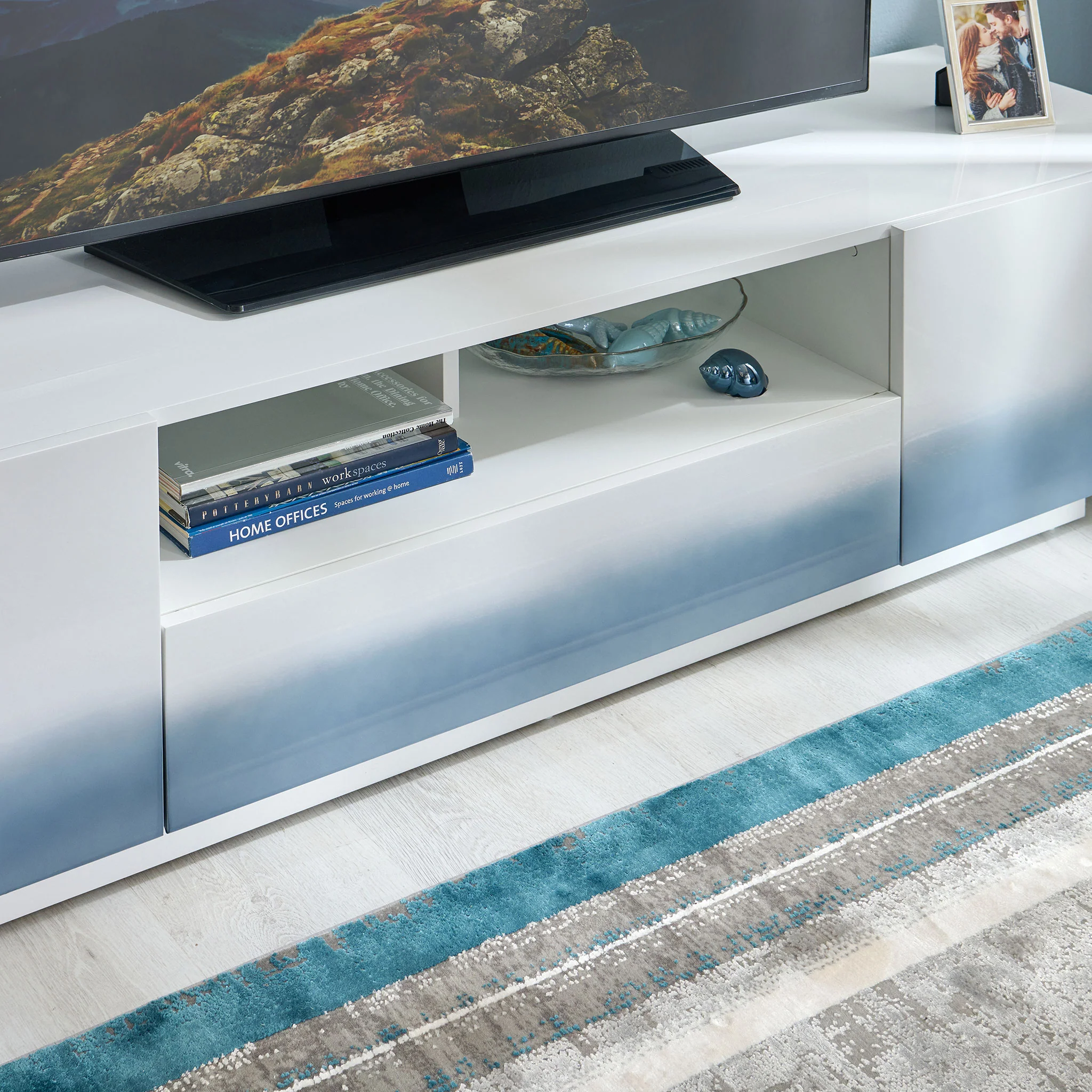ATLANTIC Comodă TV 2 uși, 1 sertar - Image 8