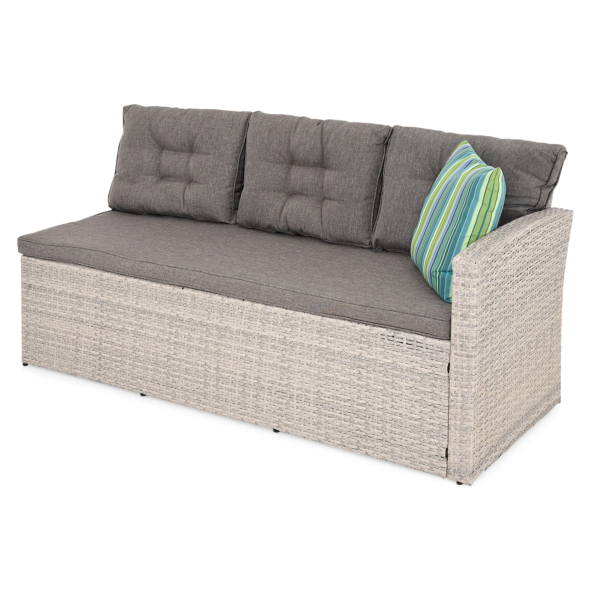 LAGUNA Set mobilier terasă/grădină, 2 canapele, taburet și masă - Image 9
