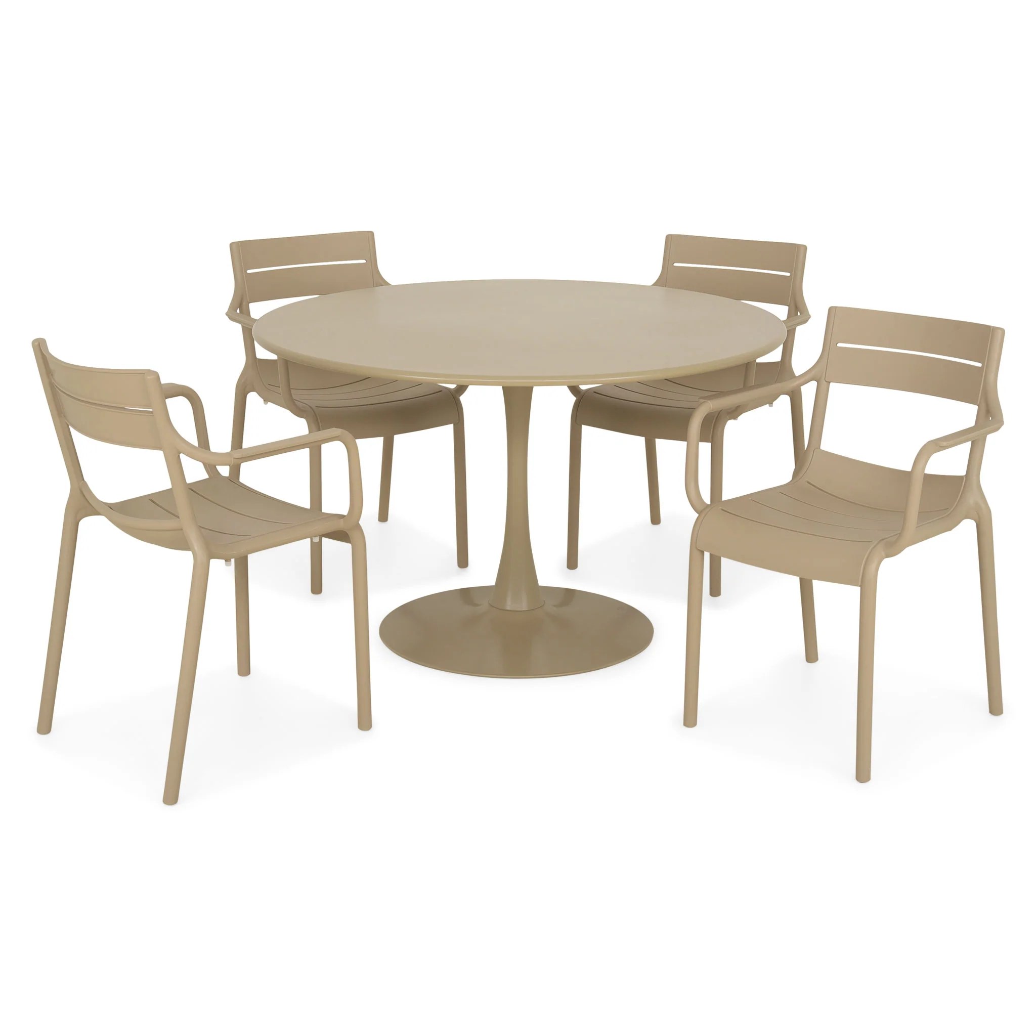 PLEZURO/CRUSOE Set mobilier terasă/grădină, 4 scaune și masă - Image 3