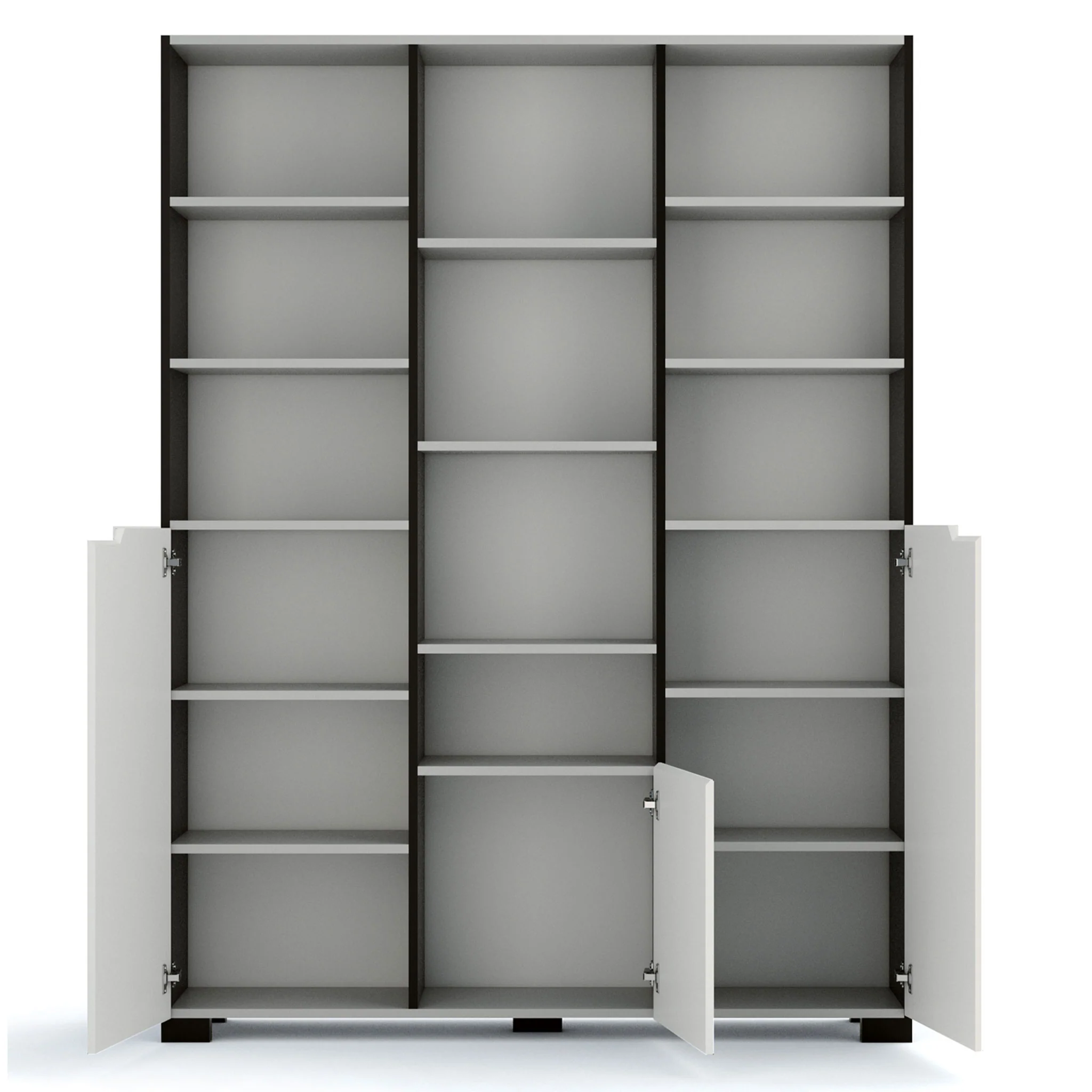 CHAMPION Biblioteca copii, 3 usi 7 polite - Image 2