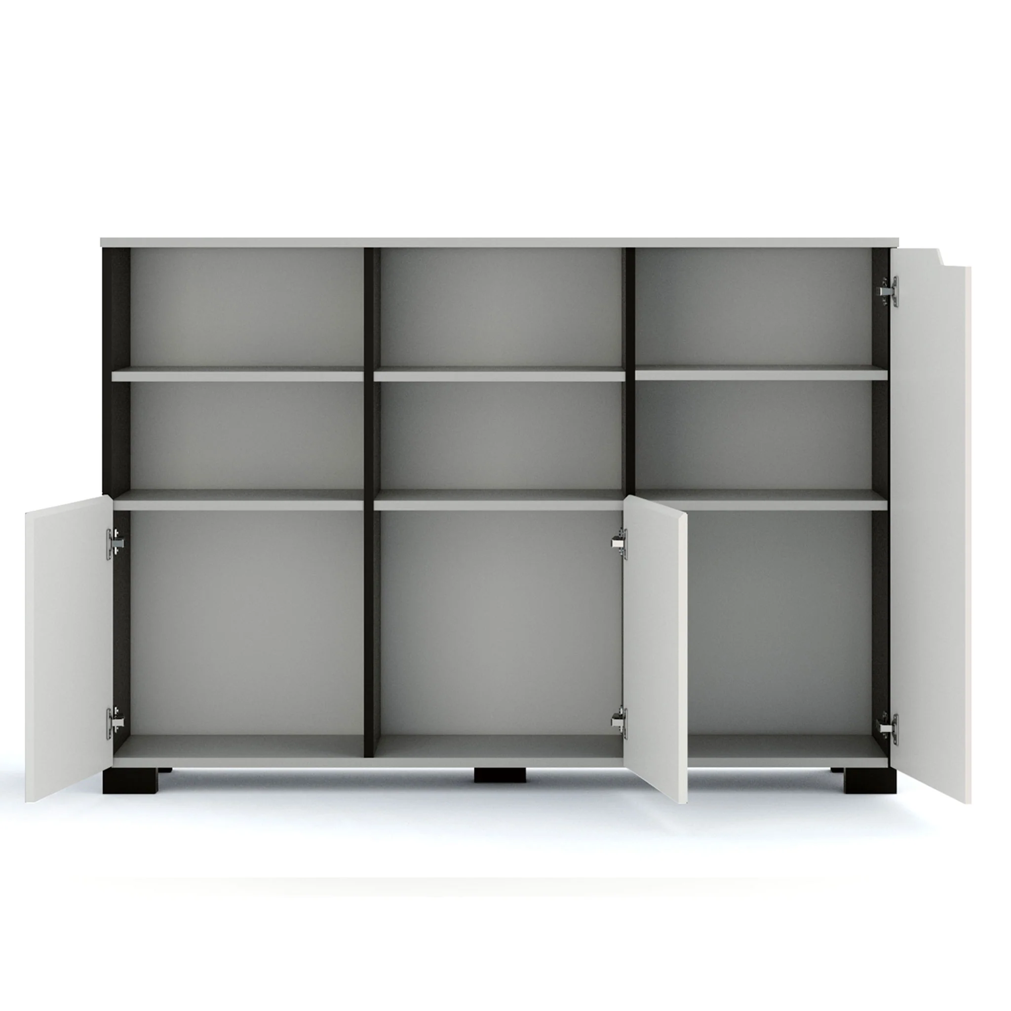 CHAMPION Cabinet 3 uși, 2 polițe - Image 2