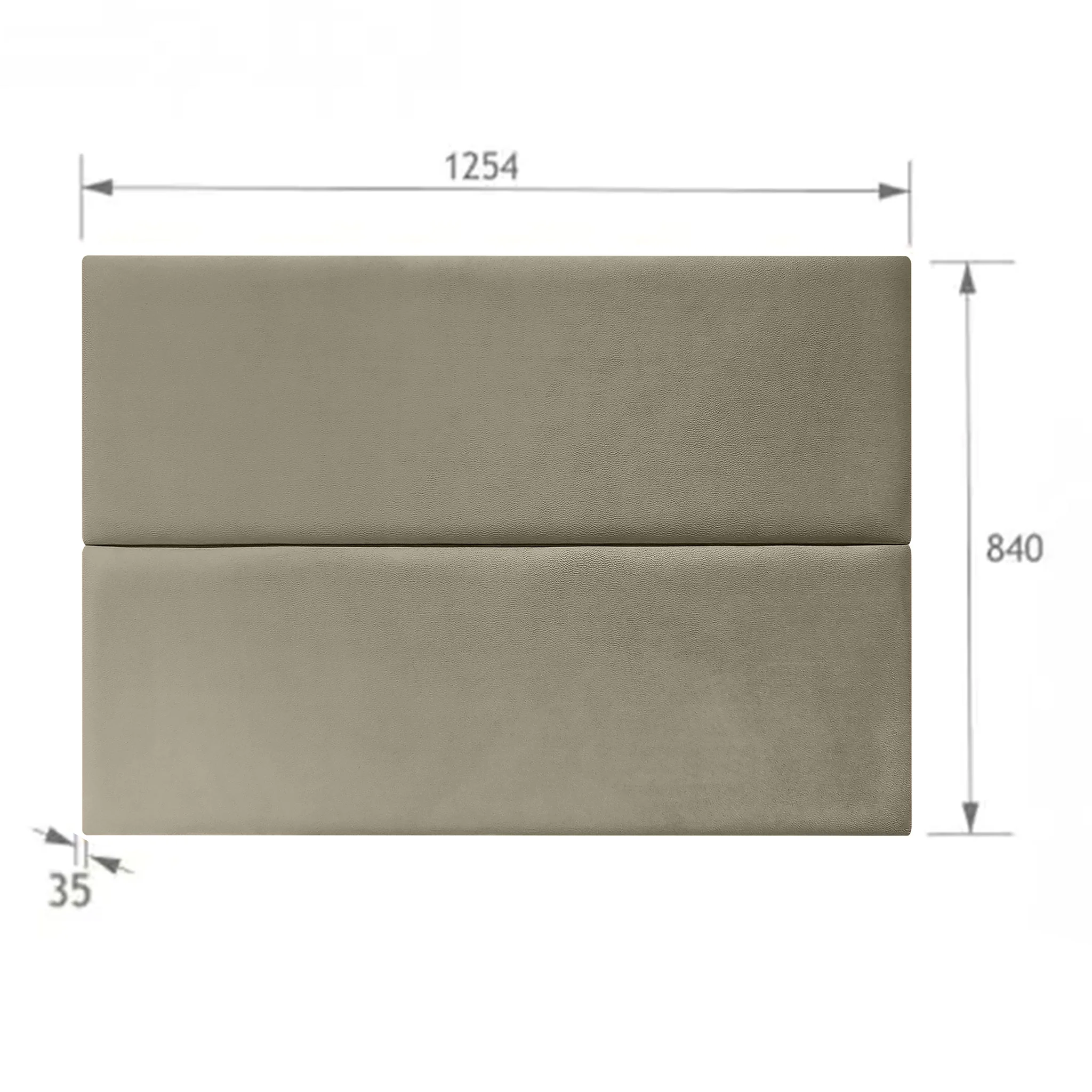 MODE CONCRETE Set 2 panouri decorative tapițate perete copii - Image 16