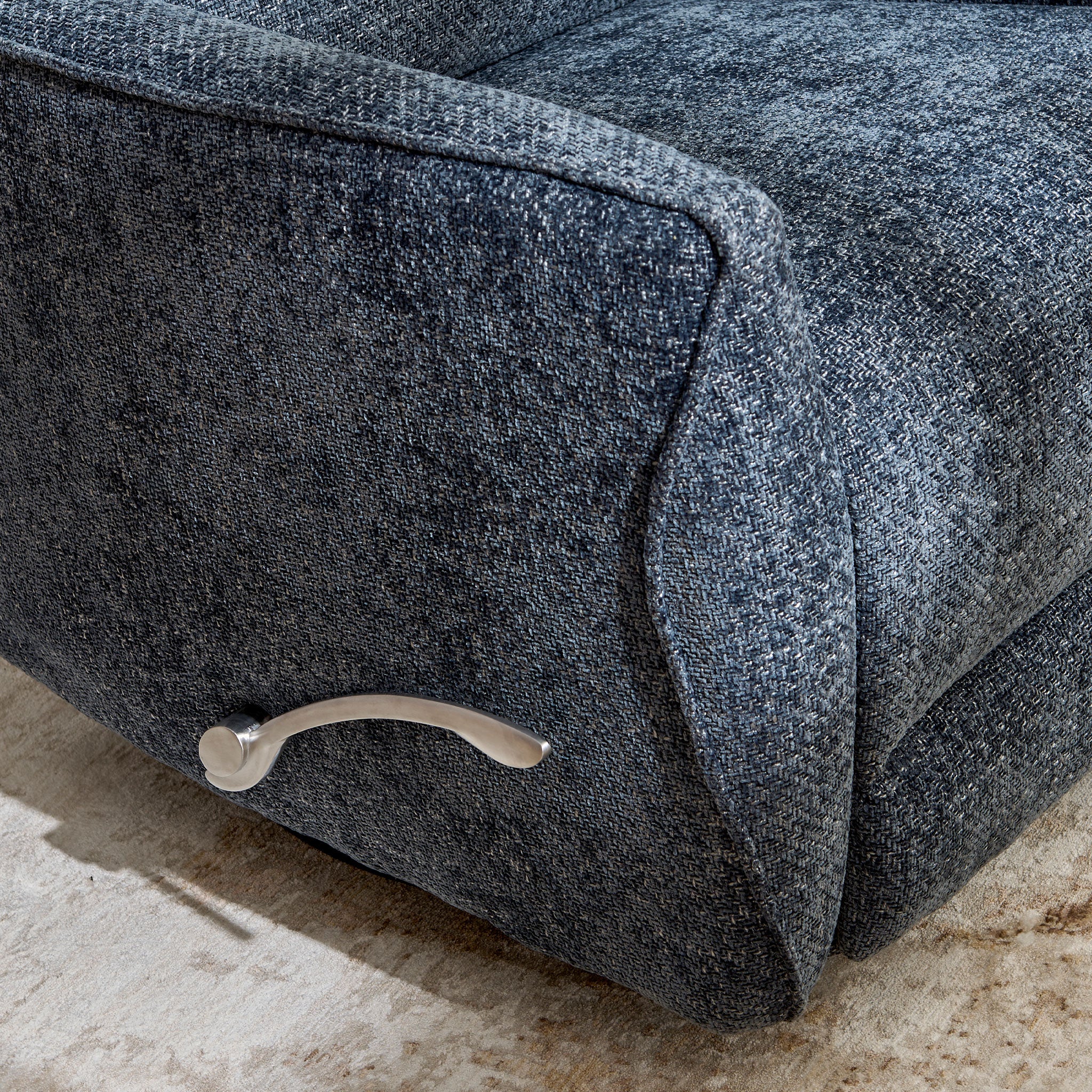 KERSEY Fotoliu rotativ, recliner manual, stofă - Image 32