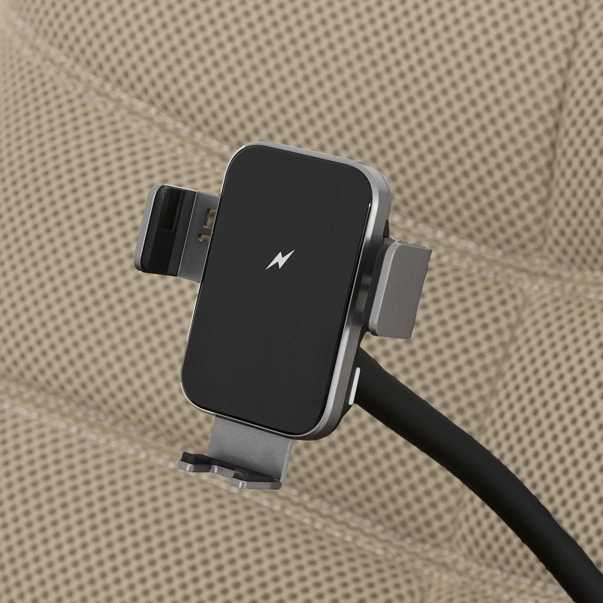 OPTIMUS Fotoliu rotativ cu recliner electric, USB, suport telefon, stofă - Image 65