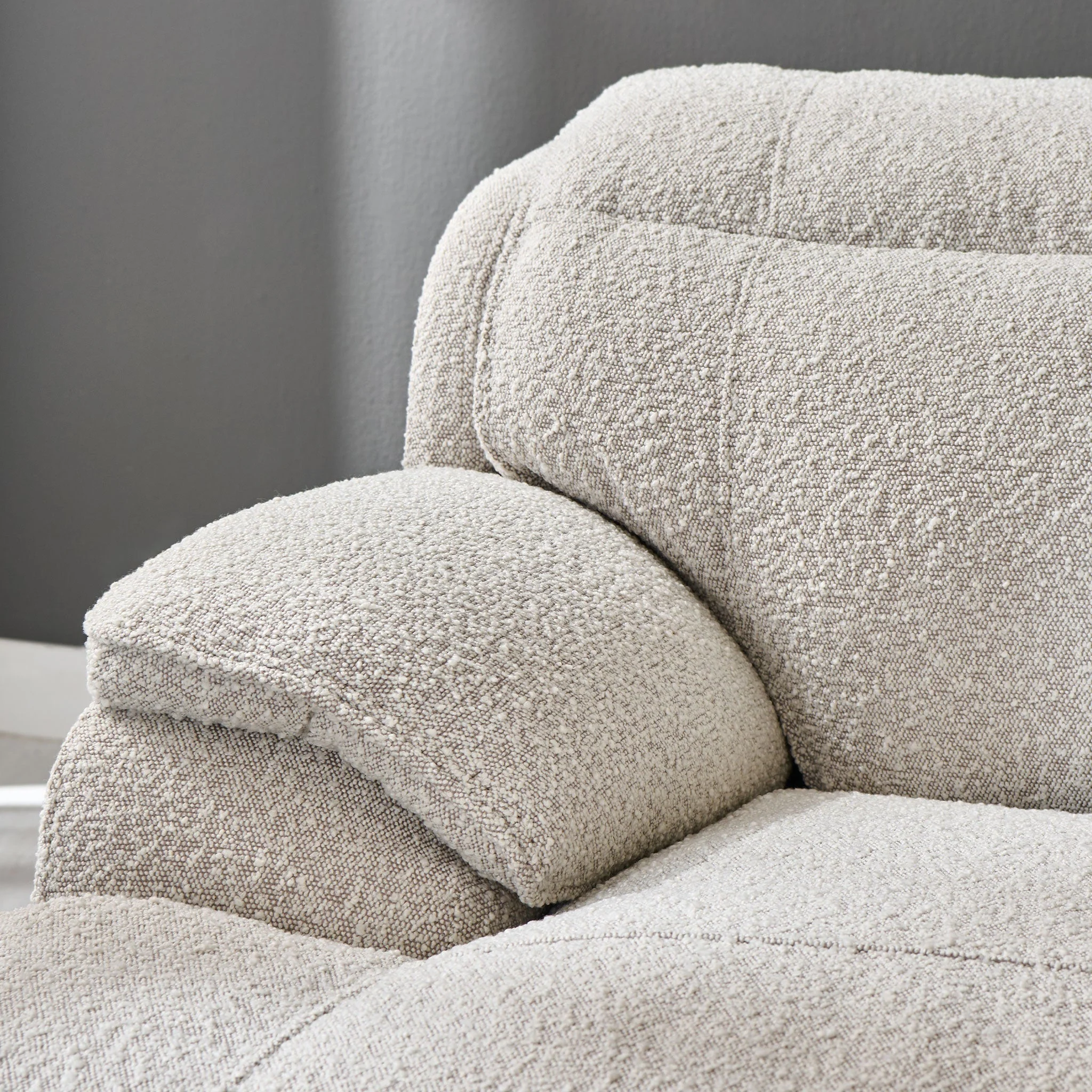 ELDORA Colțar cu sezlong stânga/dreapta, 1 recliner electric, mecanism tetiere, consolă, stofă - Image 56