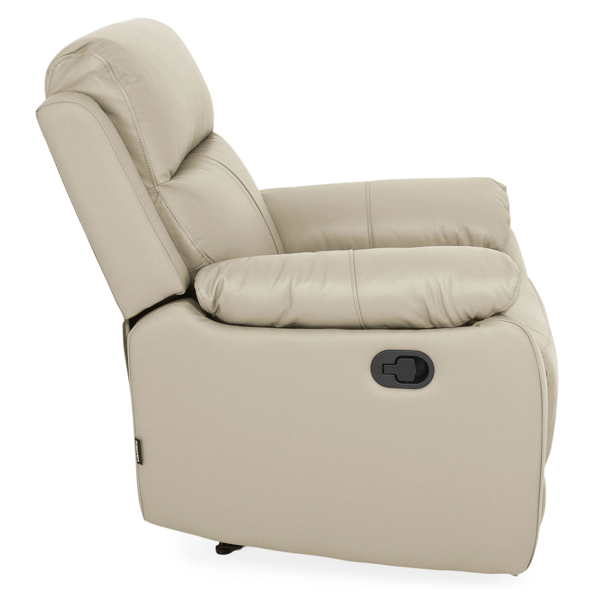 HUDSON Fotoliu, recliner manual, piele naturală - Image 8