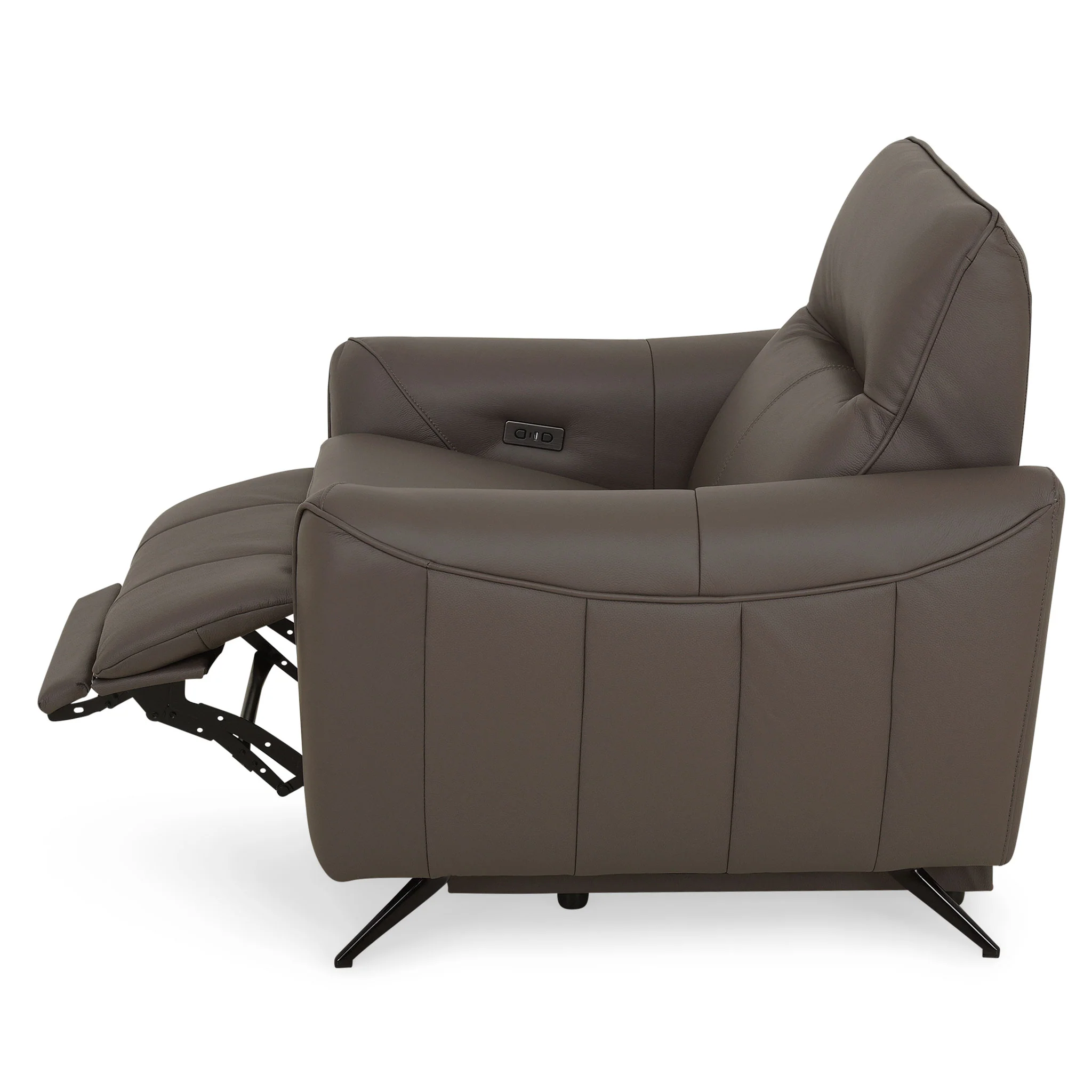REYNOLDS Fotoliu cu recliner electric, piele - Image 11