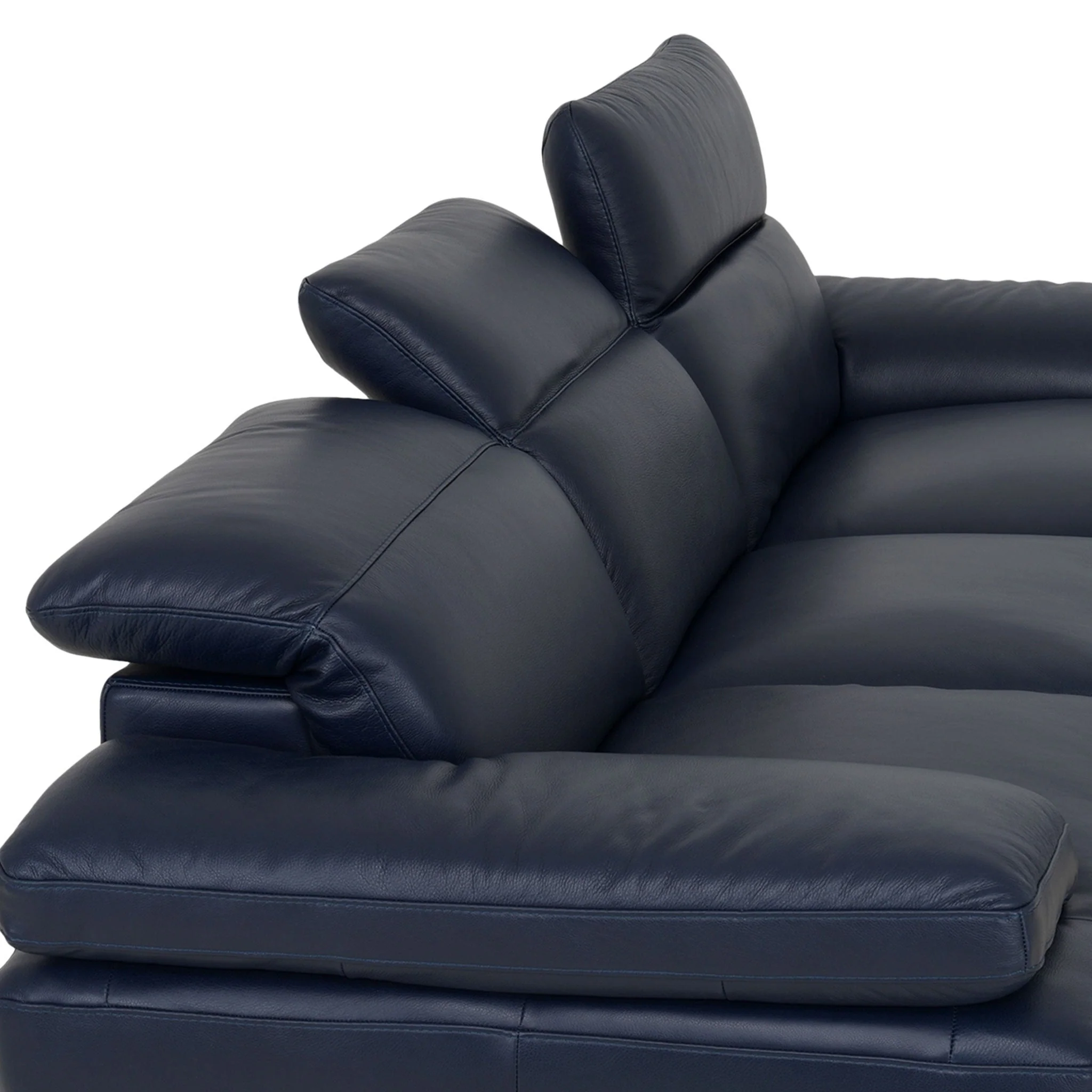 NATUZZI EDITIONS BLISS Colțar șezlong stânga/dreapta, mecanism brațe și tetiere, piele - Image 13