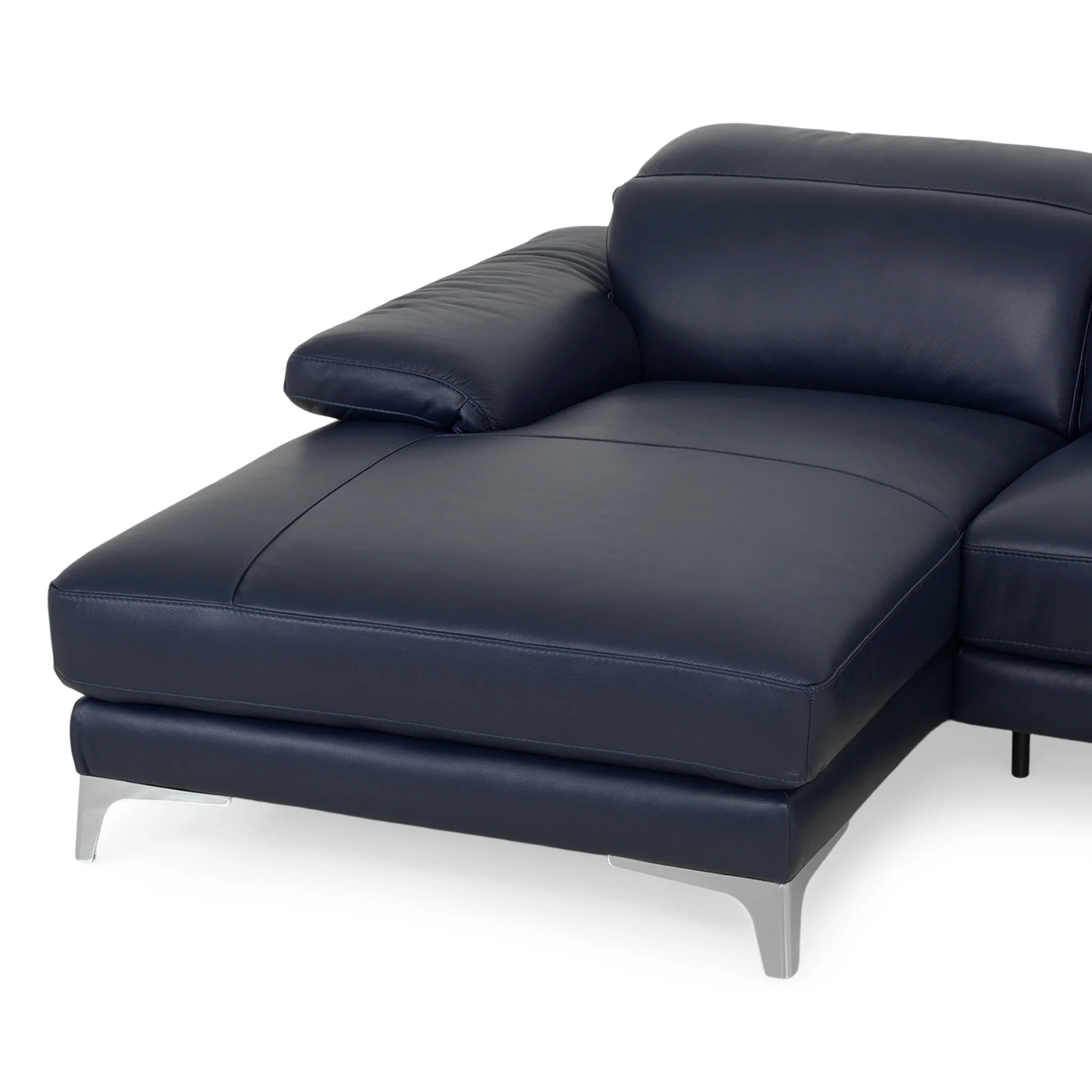NATUZZI EDITIONS BLISS Colțar șezlong stânga/dreapta, mecanism brațe și tetiere, piele - Image 32