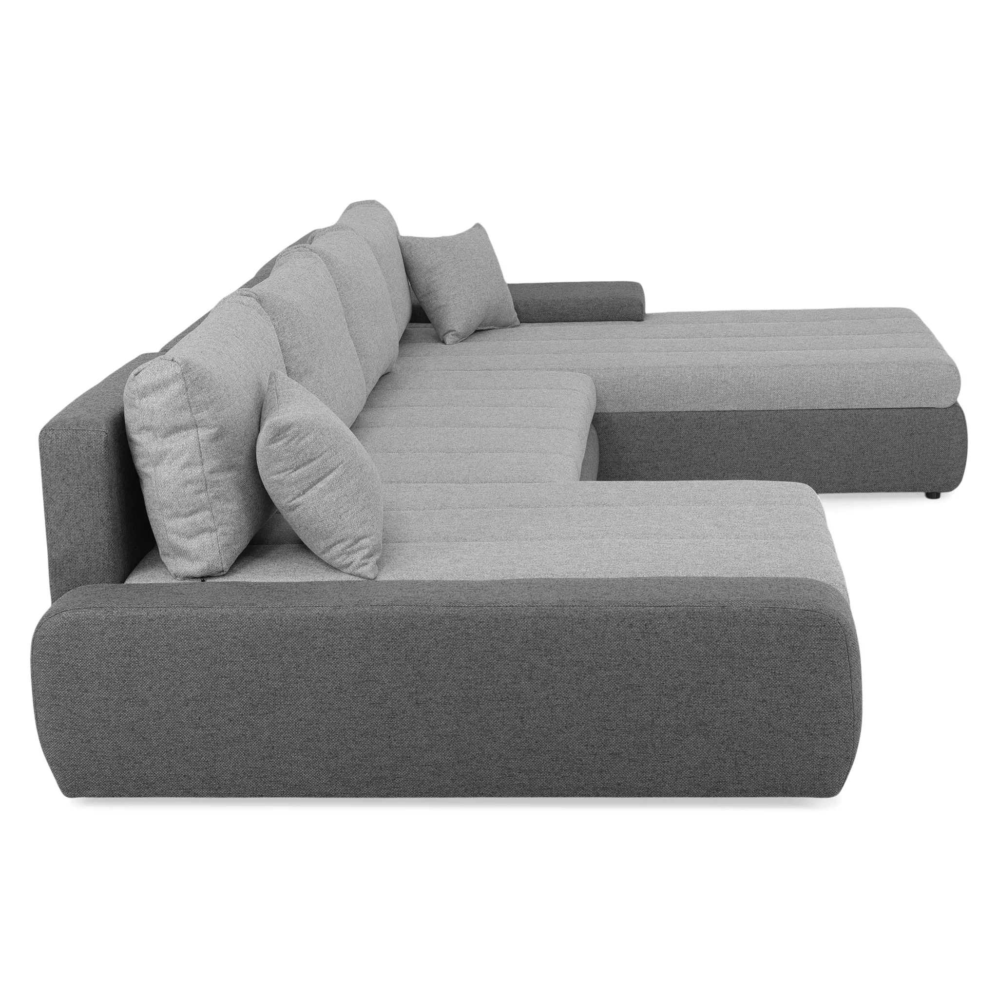 AURA Ansamblu colț extensibil stânga/dreapta, stofă - Image 27