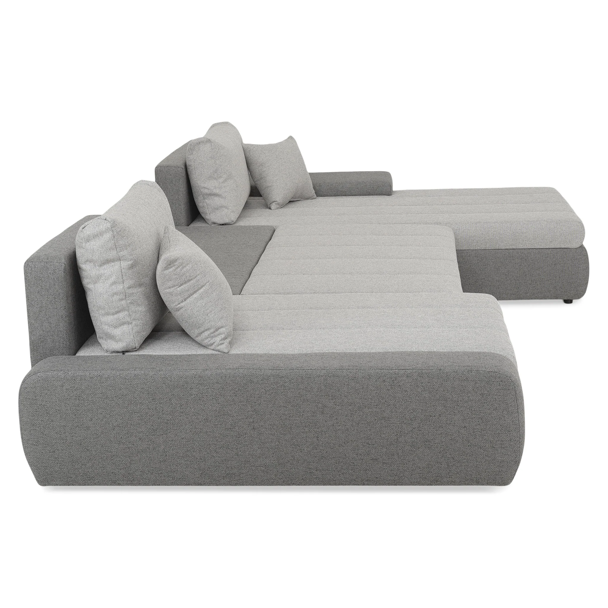 AURA Ansamblu colț extensibil stânga/dreapta, stofă - Image 37