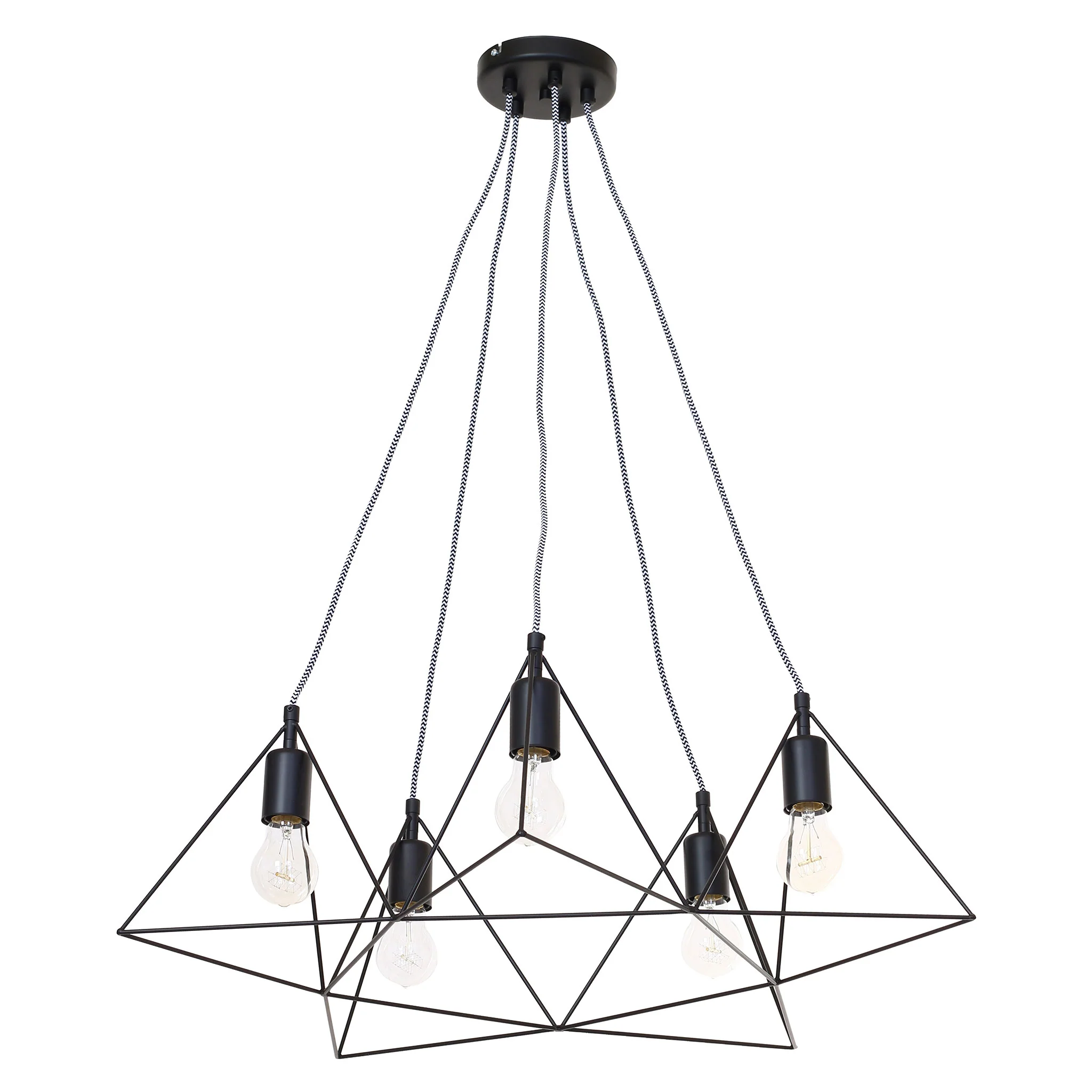 TREKANT Lustră 5x60W E27